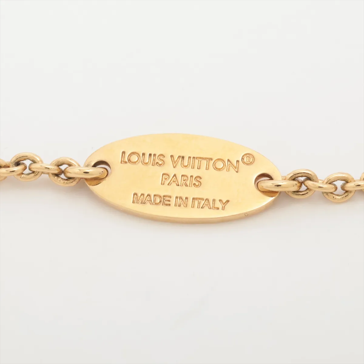 M00857 Essential V LE2244 Necklace, GP Gold. Shows signs of wear including — view 4
