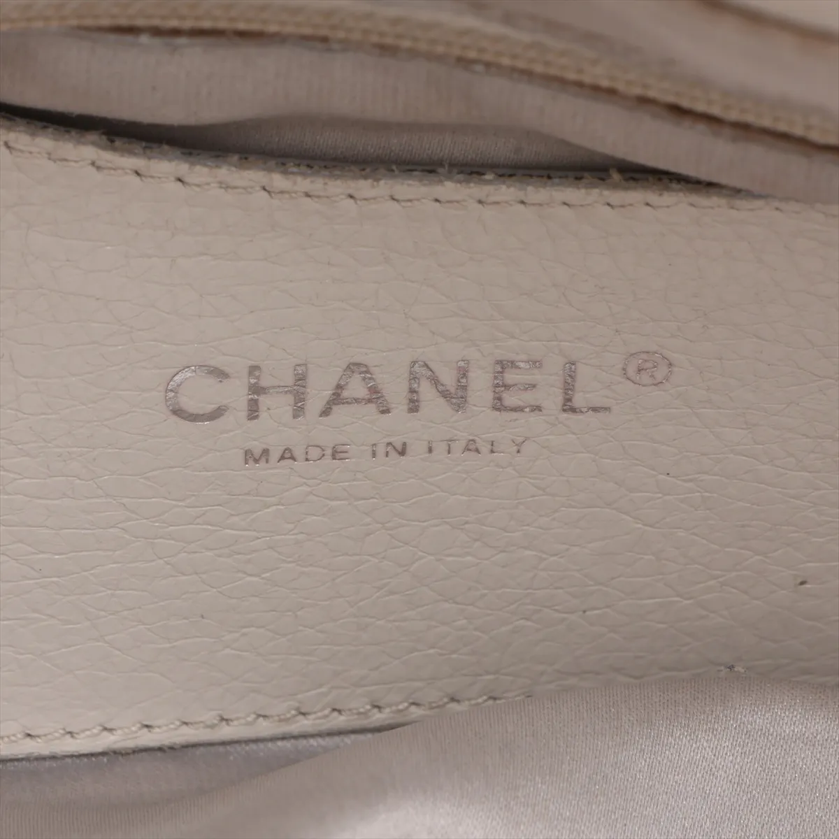 On the Road Leather Tote Bag, Gray, Silver Hardware, Item Number 13340687, Series 13 — view 10