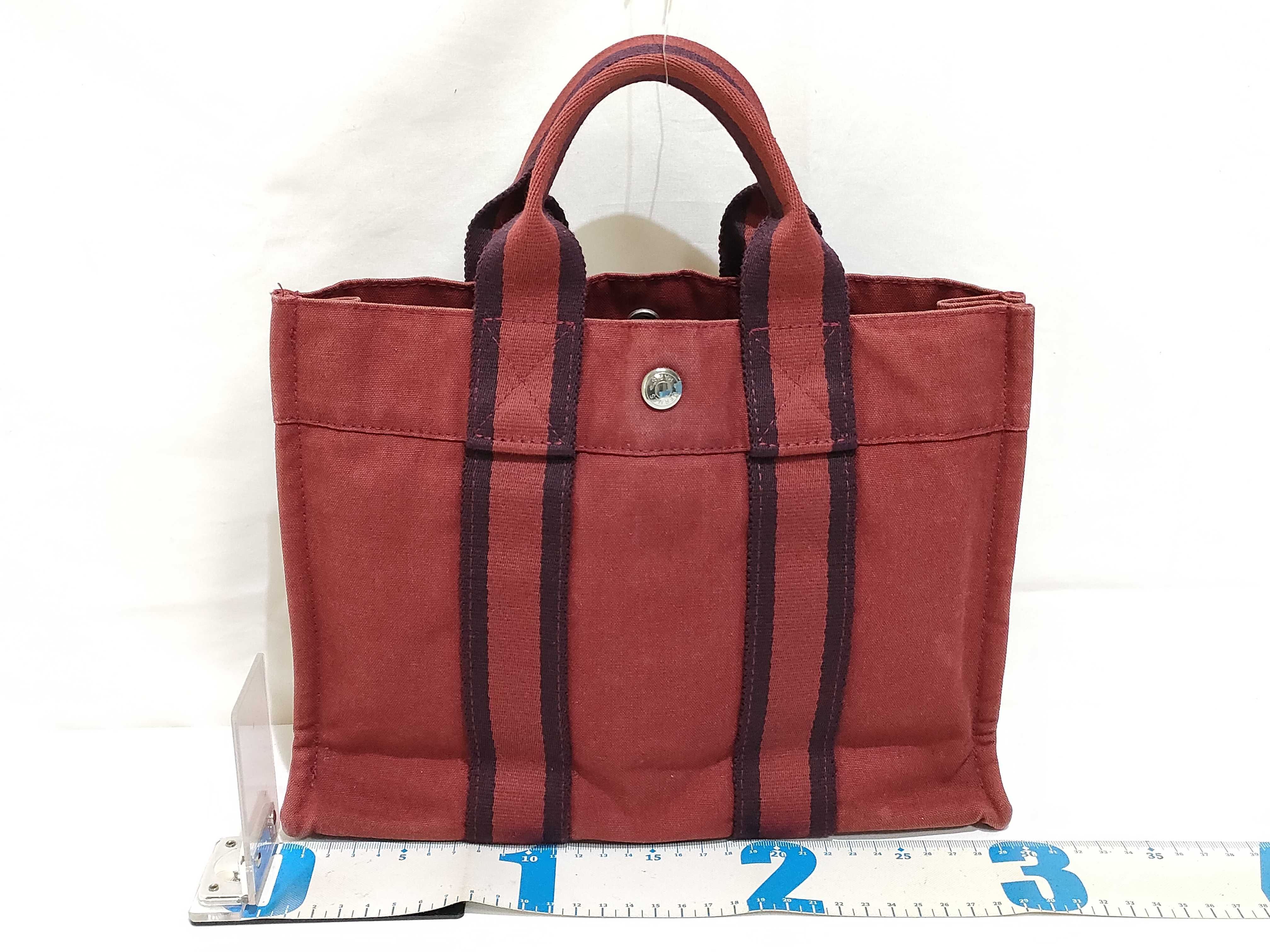 Fourre-Tout PM Handbag (Burgundy/Black) — view 2