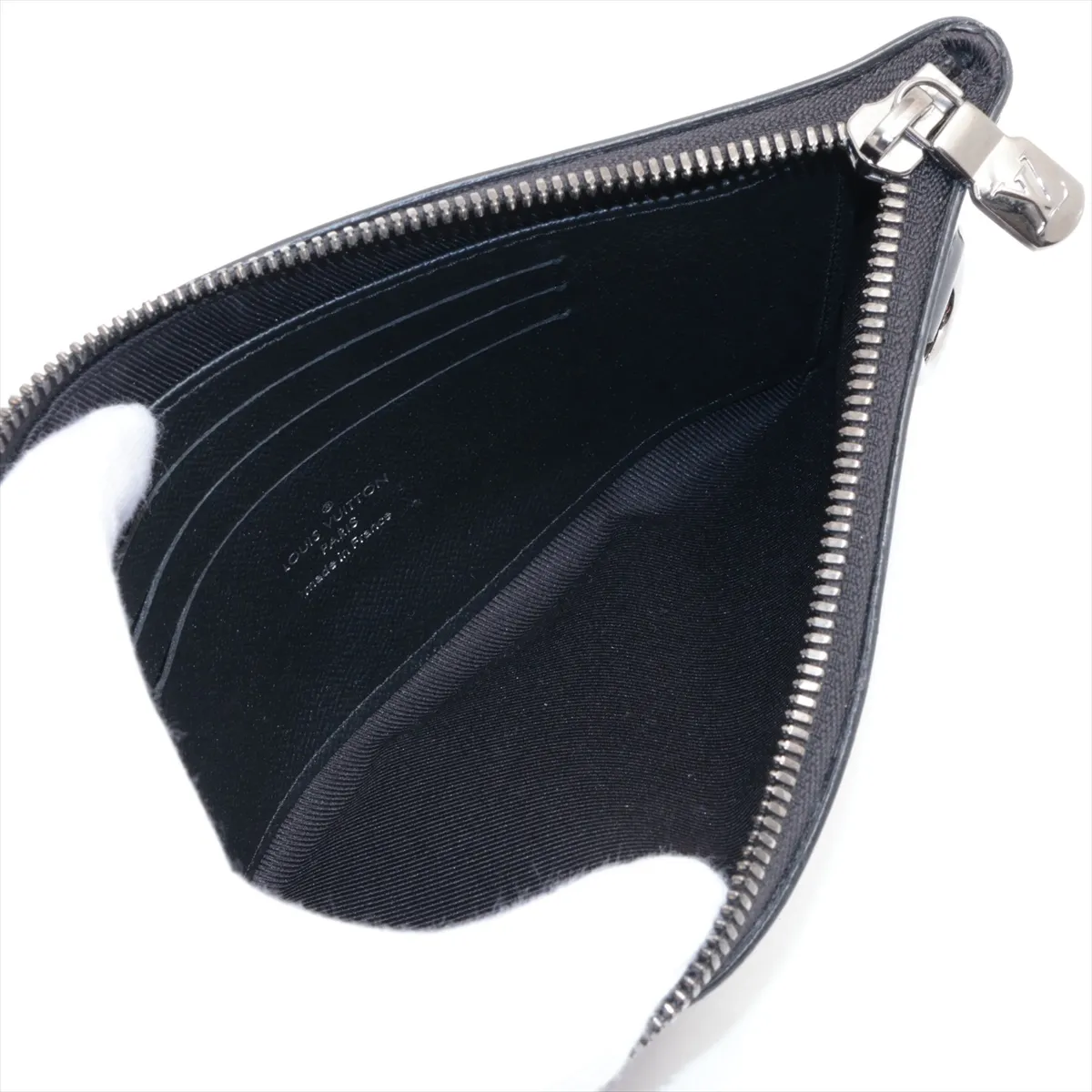 Monogram Eclipse Pochette Discovery PM M44323 SP1119 Black Pouch — view 3