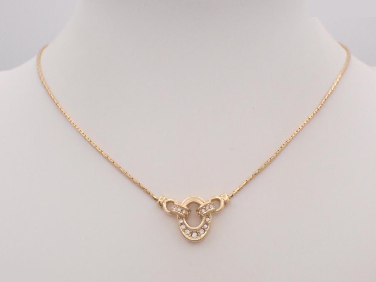 rhinestone necklace/pendant, neck circumference approximately 42cm — view 3