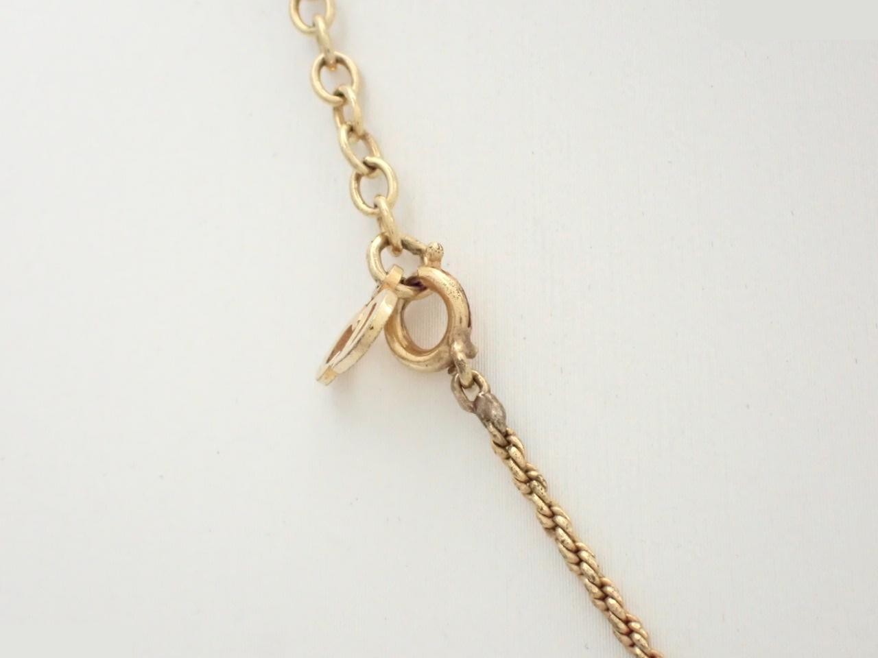 Other line: Precious metals, necklaces, pendants, CD logo, chain approximately 42cm. — view 2
