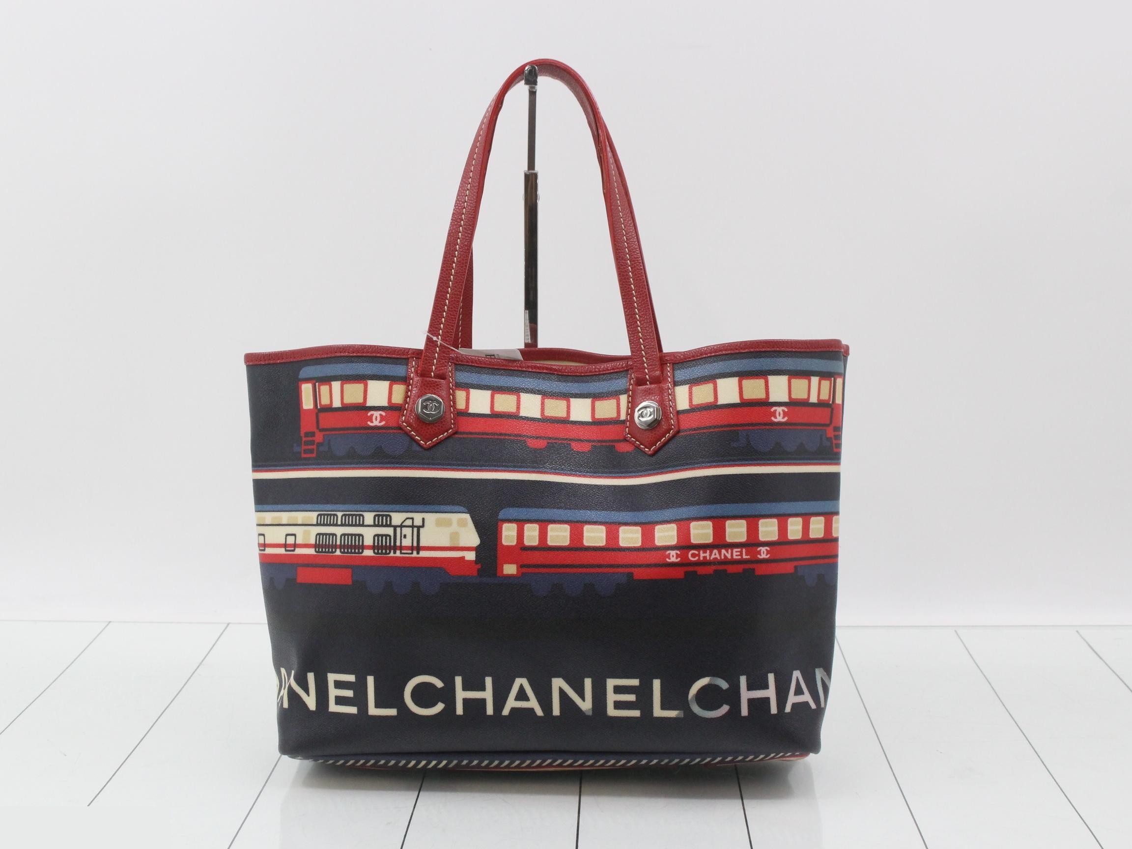 Central Station PVC/Leather Coco Mark Tote Bag, Multicolor — view 2