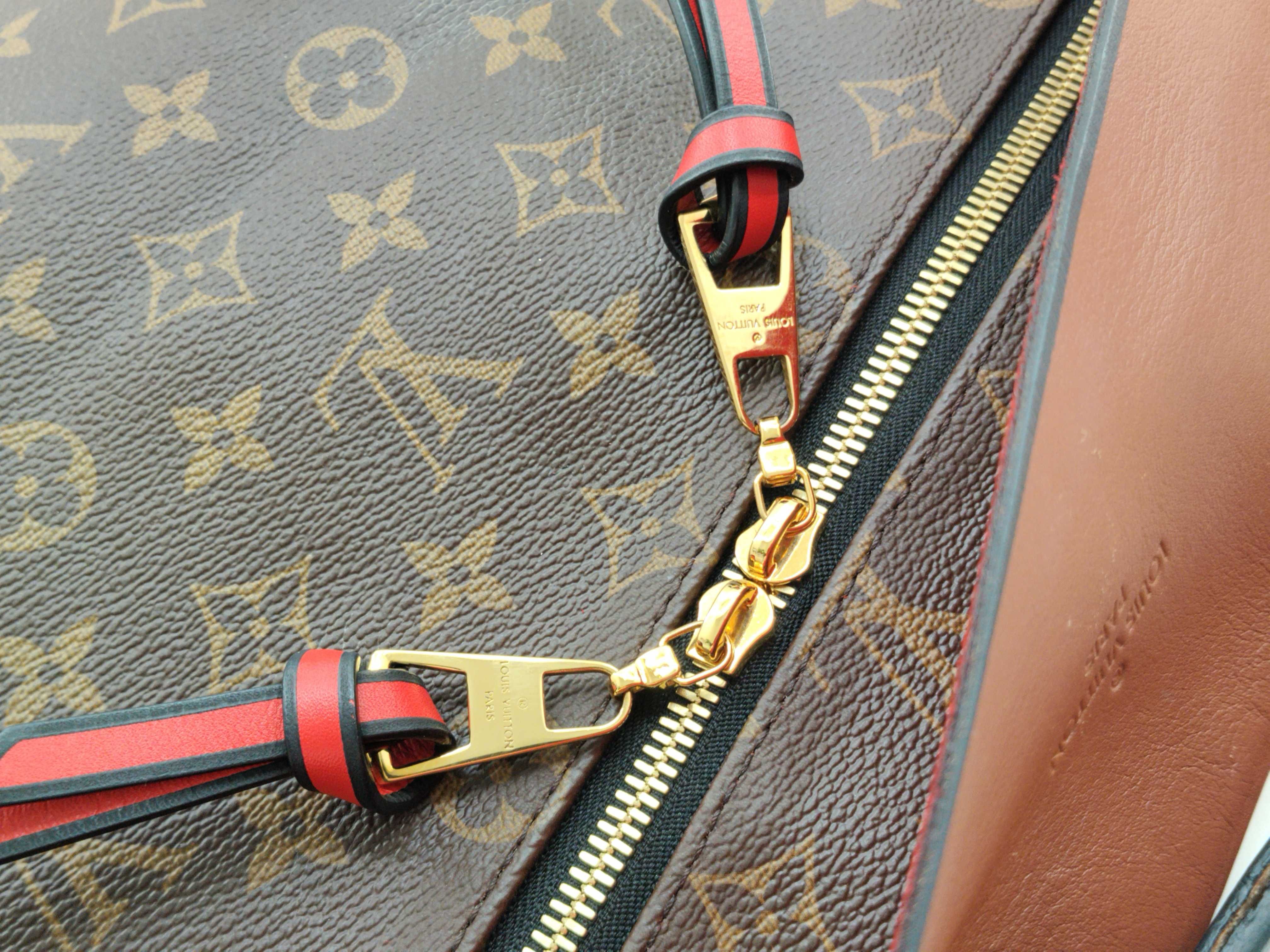 Monogram Vuitton Tuileries Besace Shoulder Bag — view 15