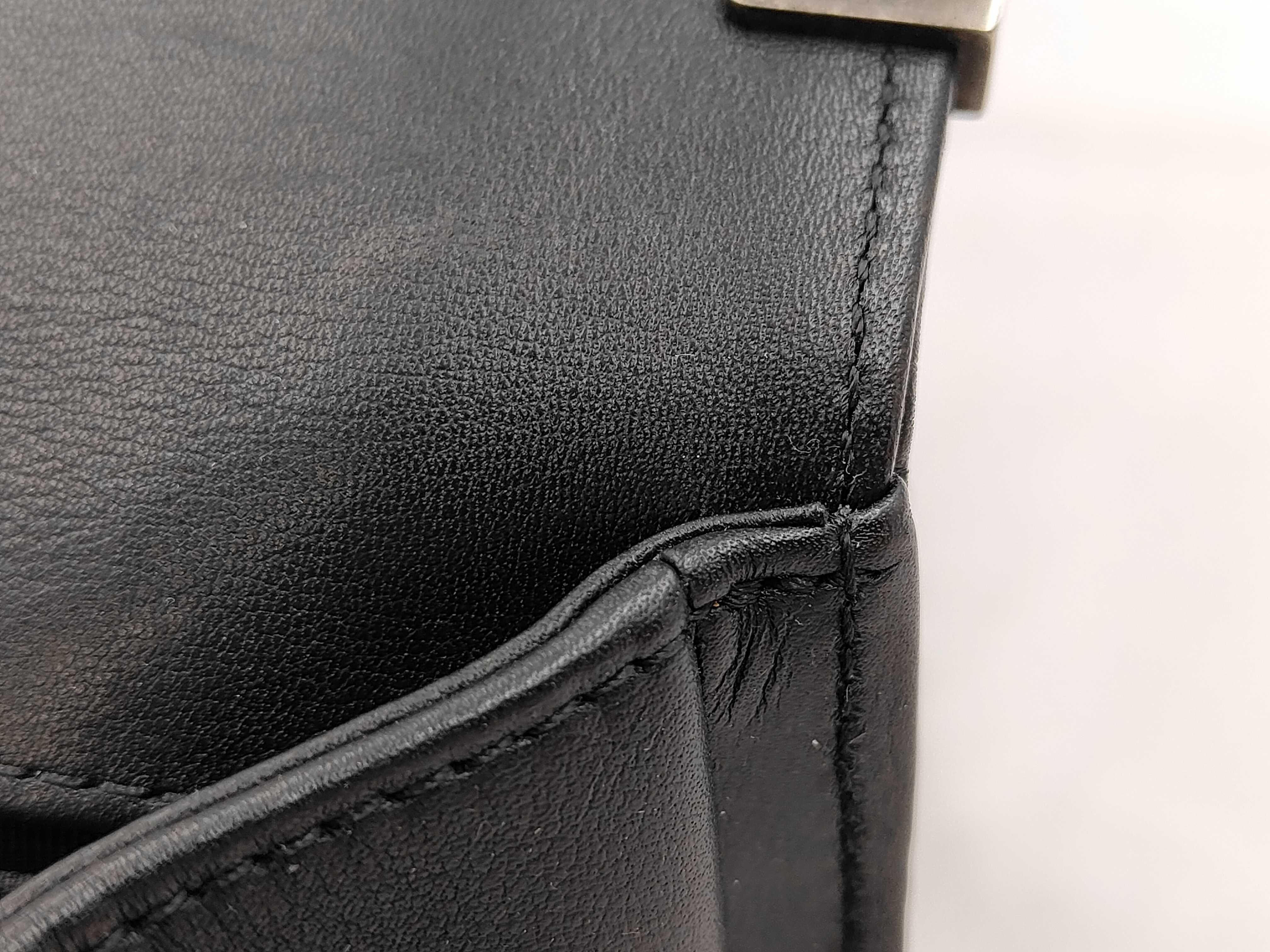 Boy Chanel Medium Lambskin Shoulder Bag, Black Silver Hardware, Serial Number 27 — view 9
