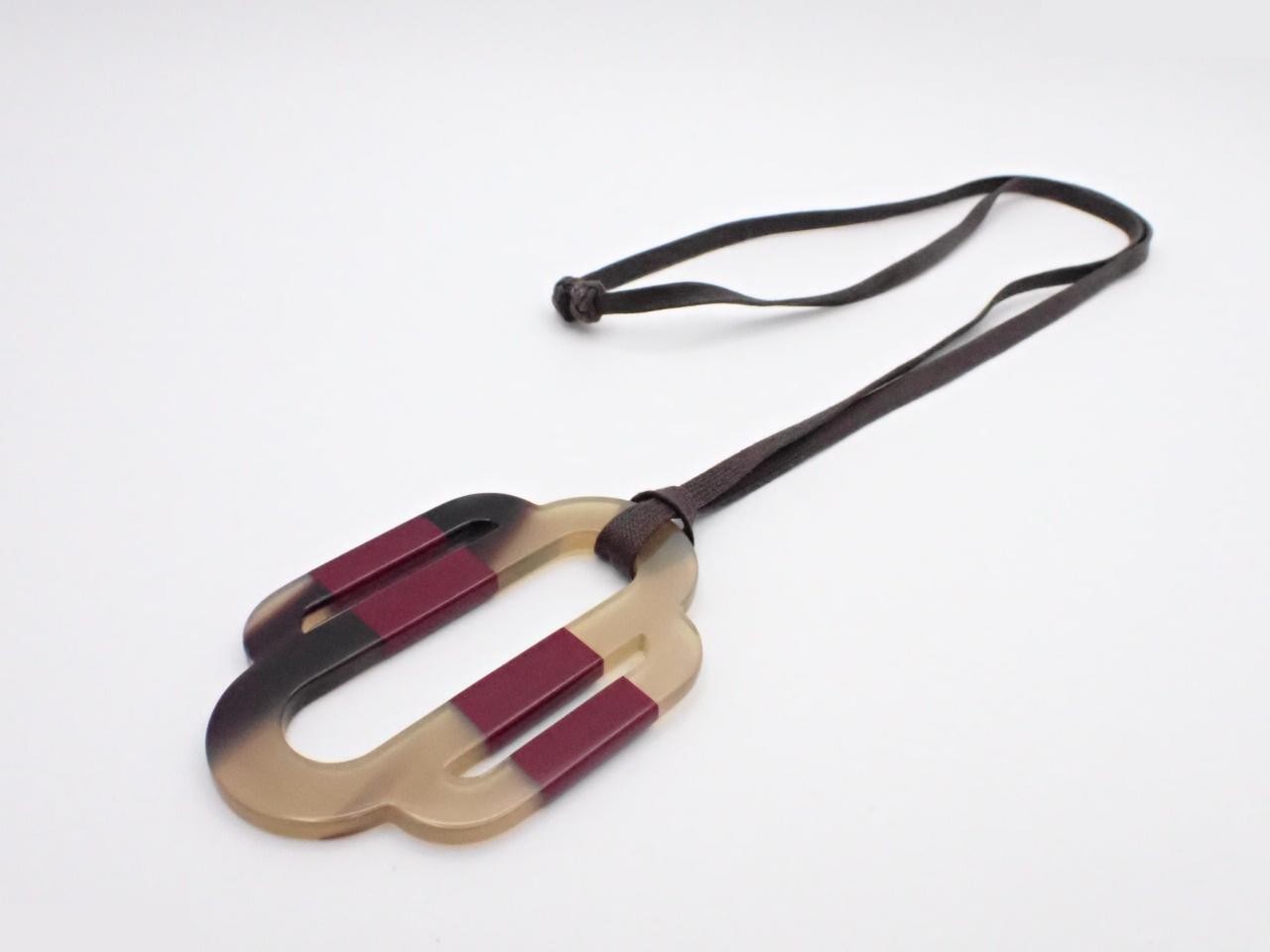 Buffalo horn necklace, neck circumference approximately 80cm — view 3