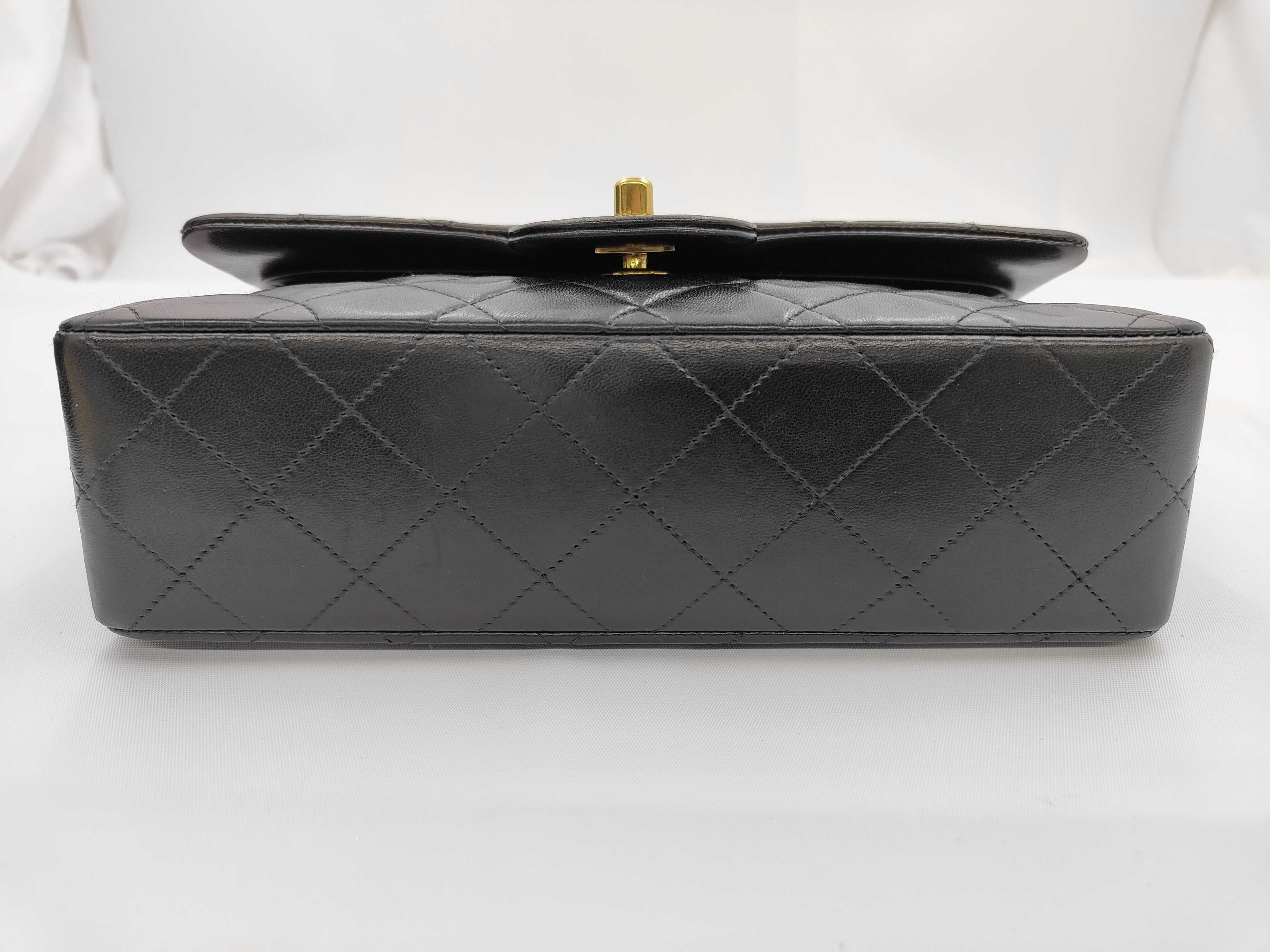 Matelassé Double Flap Lambskin Shoulder Bag — view 5