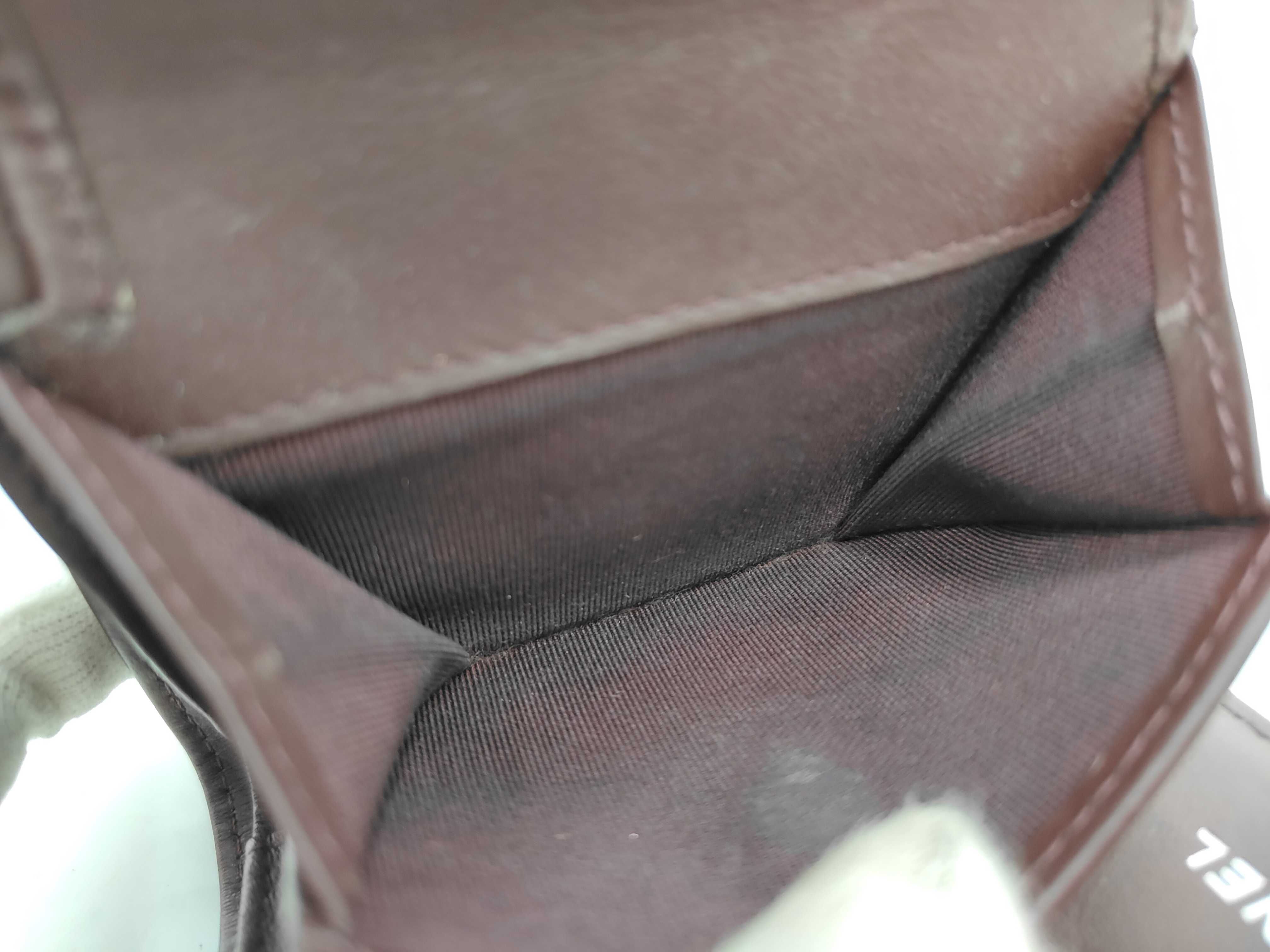 wallet, chevron caviar leather, Coco mark, black, complete with accessories. — view 7