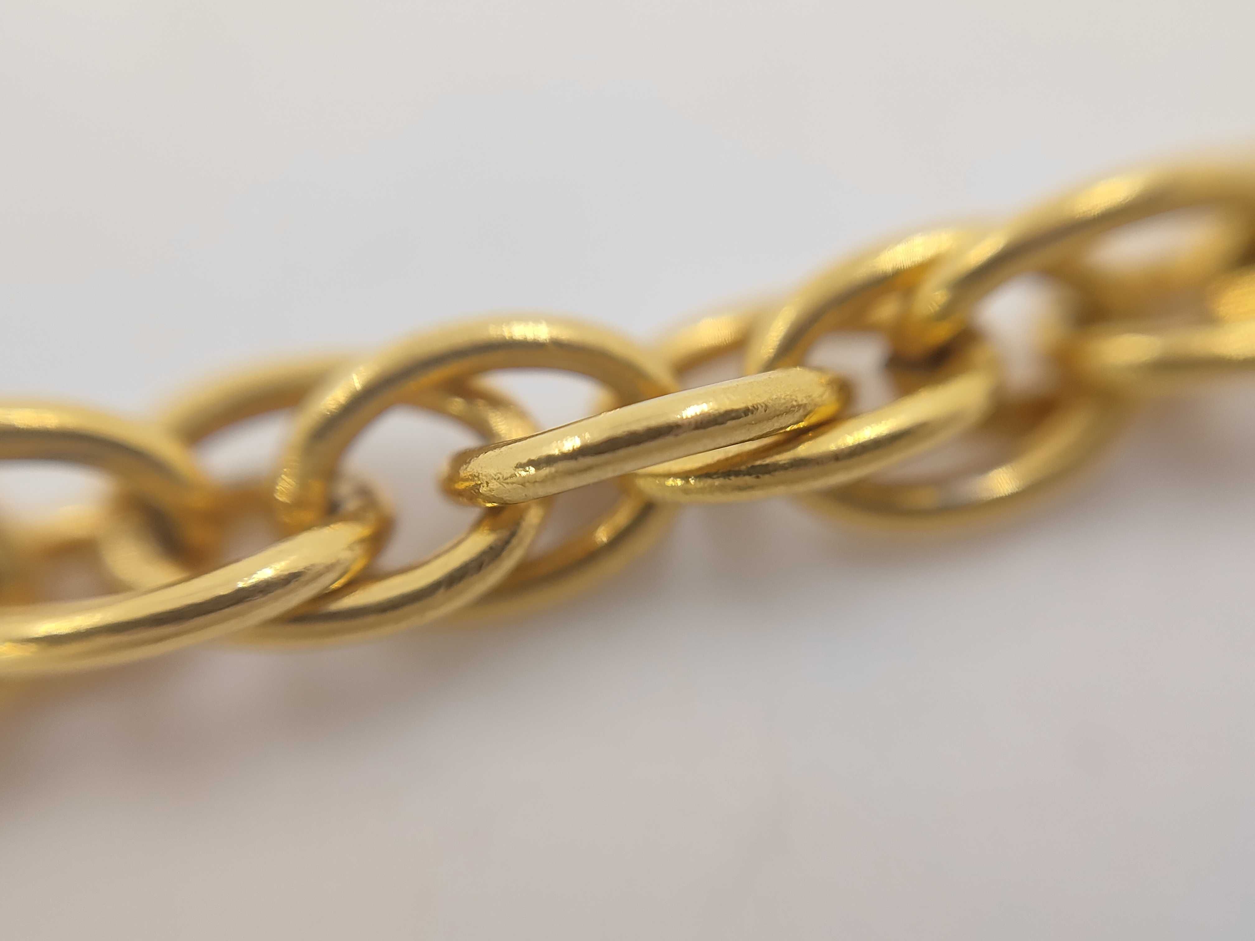 Chain Belt Coin Long Necklace — view 5