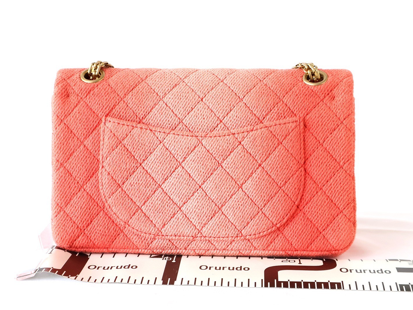 Matelassé 25 Double Flap Double Chain Shoulder Bag, Pink — view 2