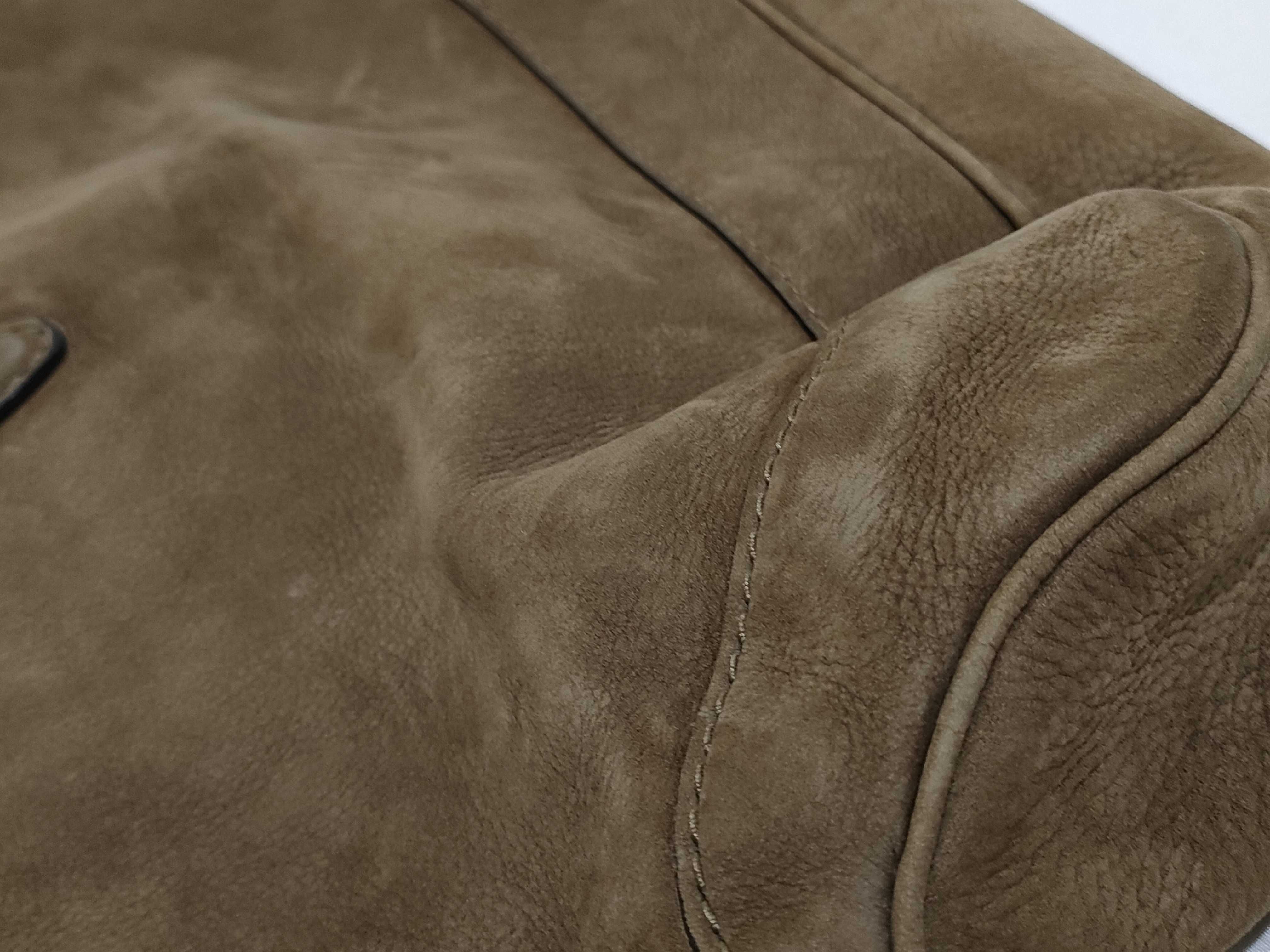 New Jackie Suede Shoulder Bag, Greige, 277520 (Shoulder Bag) — view 15