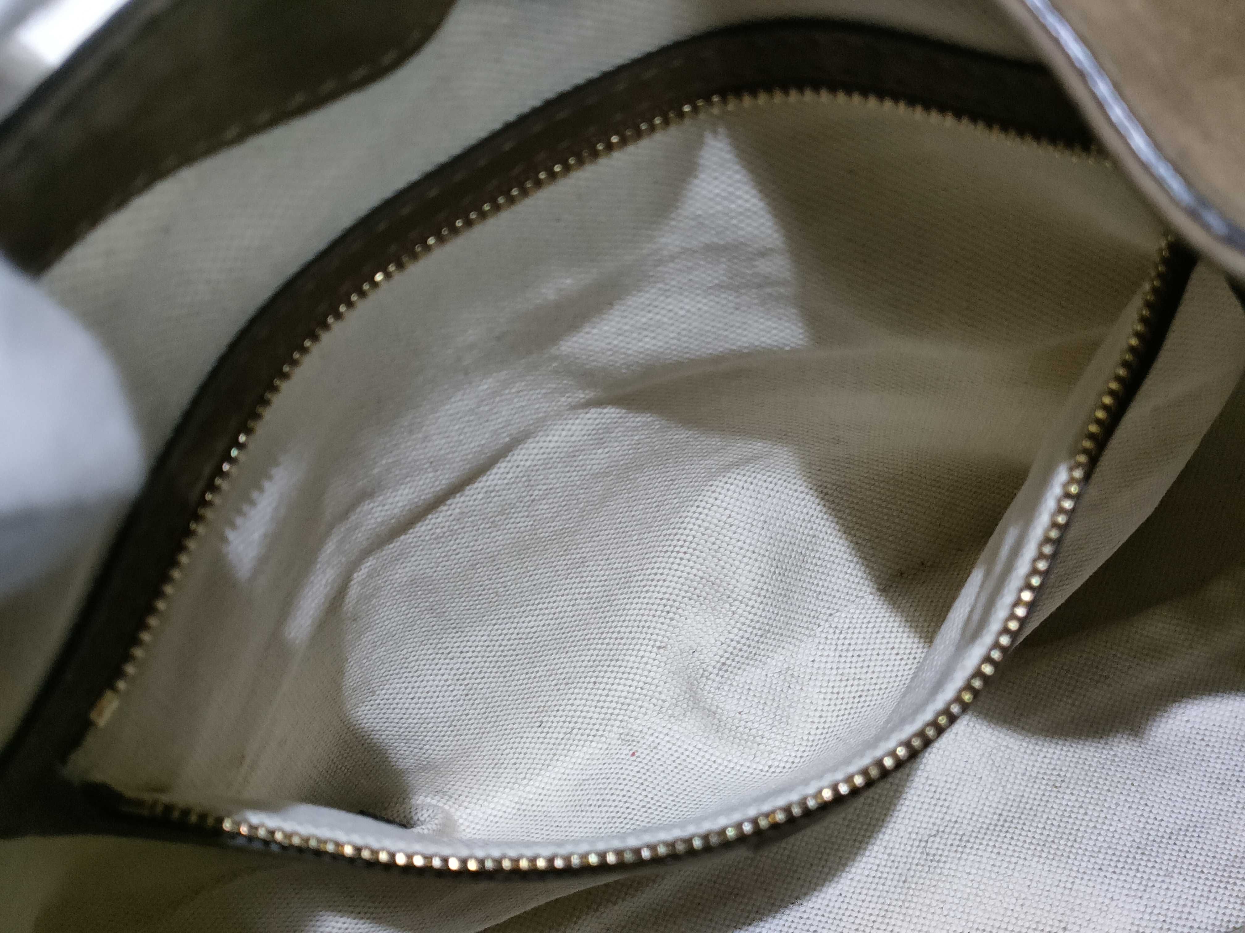 New Jackie Suede Shoulder Bag, Greige, 277520 (Shoulder Bag) — view 9