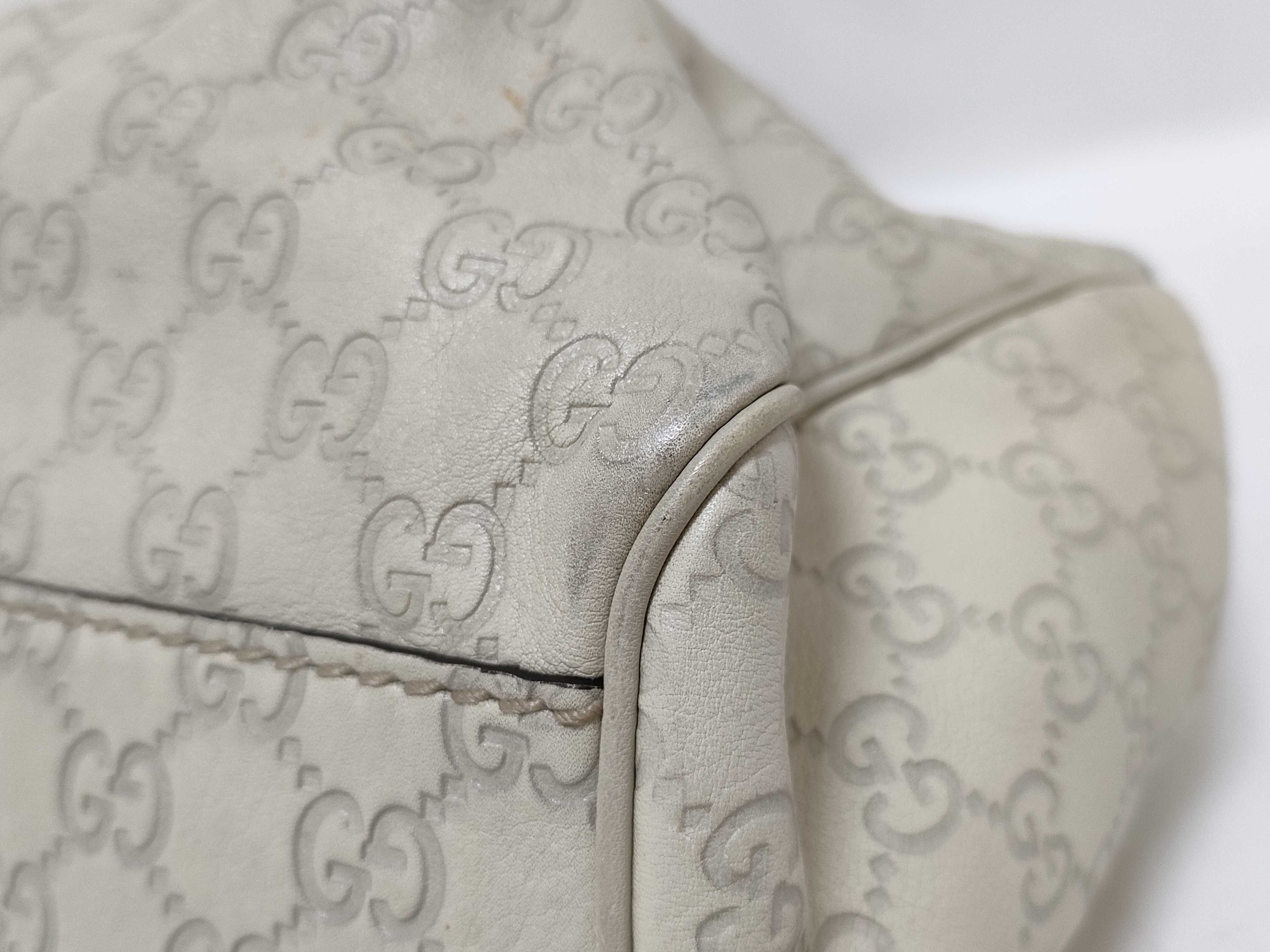 Guccissima Sukey Leather Handbag, Beige, 211944 Handbag — view 6