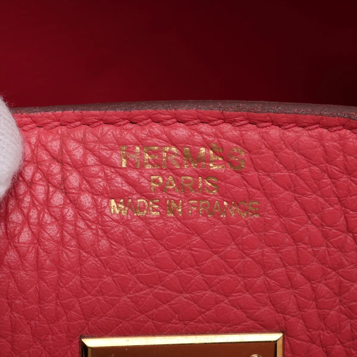 [Individually packaged] Hermes Birkin 35 Letournée Taurillon Clemence Bougainvillea Gold Hardware N:2010 — view 10