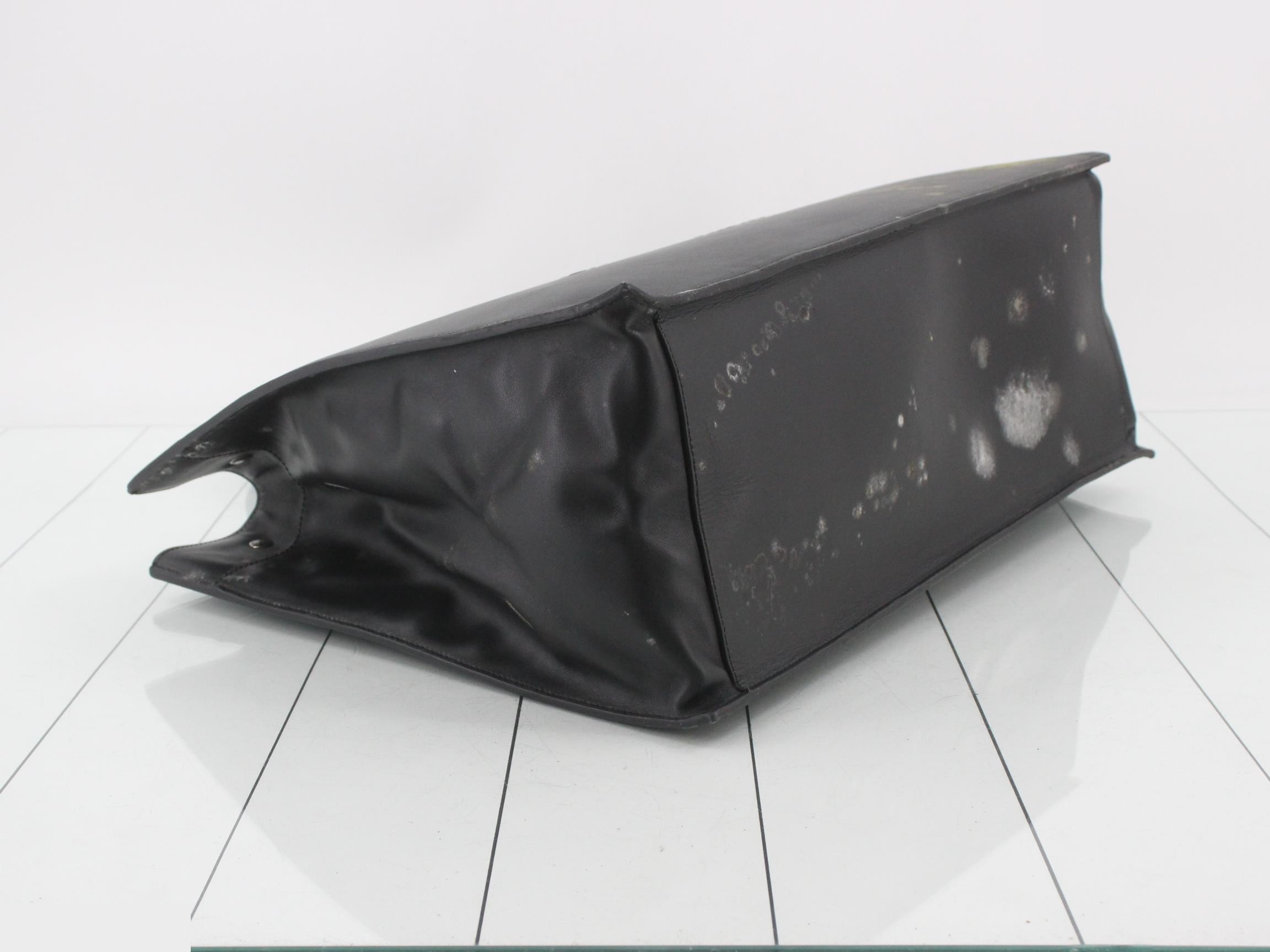 Rive Gauche Leather Tote Bag — view 5