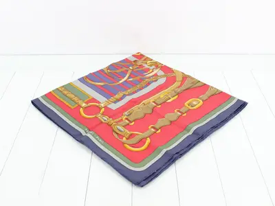 Hermès Carre 90 COACHING Silk Scarf