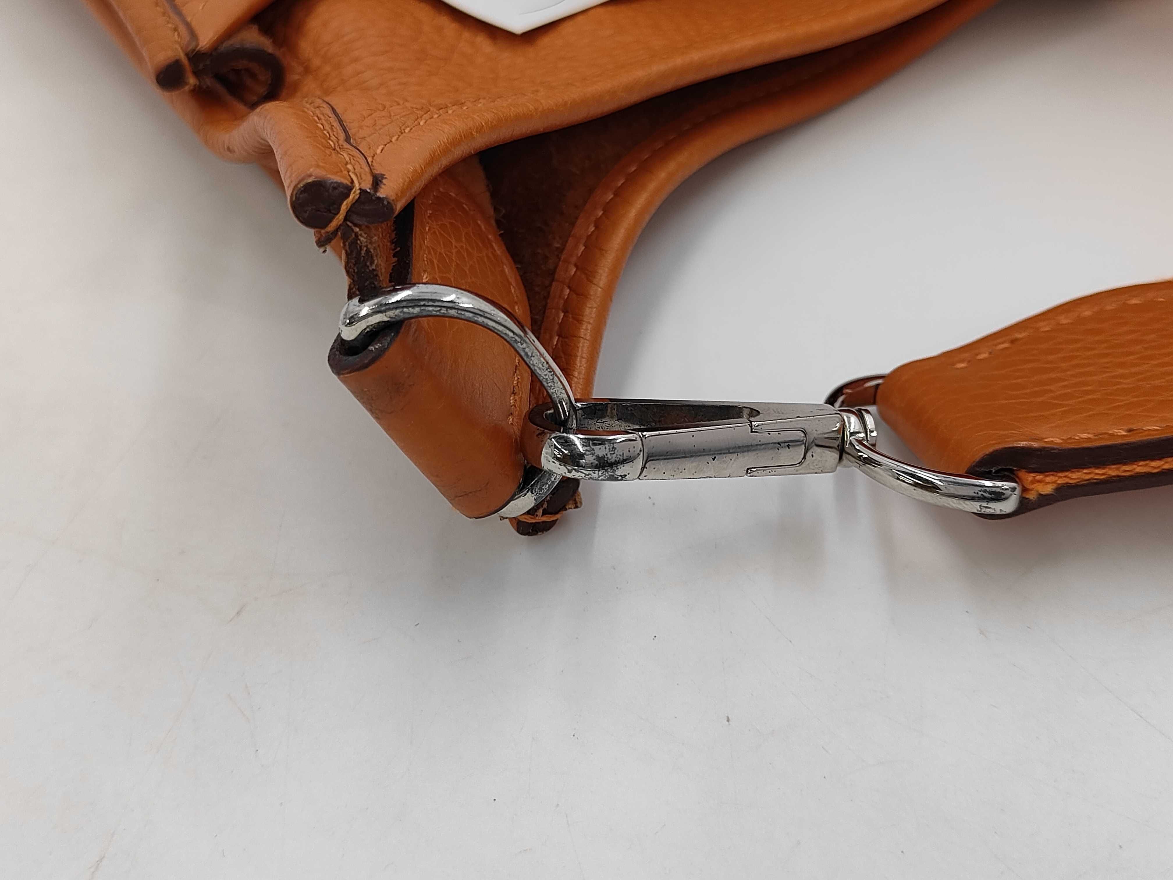 Evelyne II GM Taurillon Clemence Orange Shoulder Bag — view 10