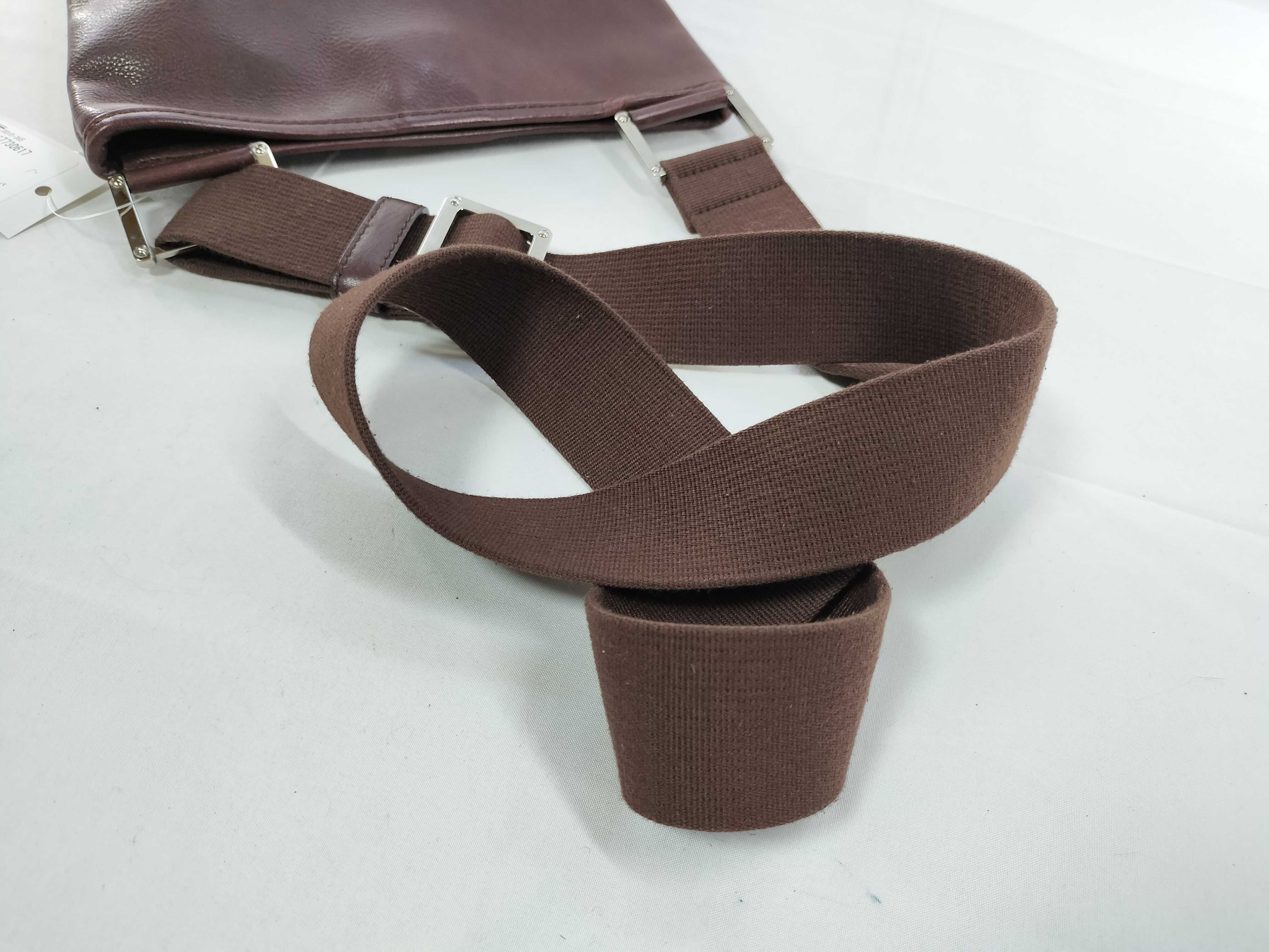 Anagram Leather Shoulder Bag, Brown Shoulder Bag — view 3