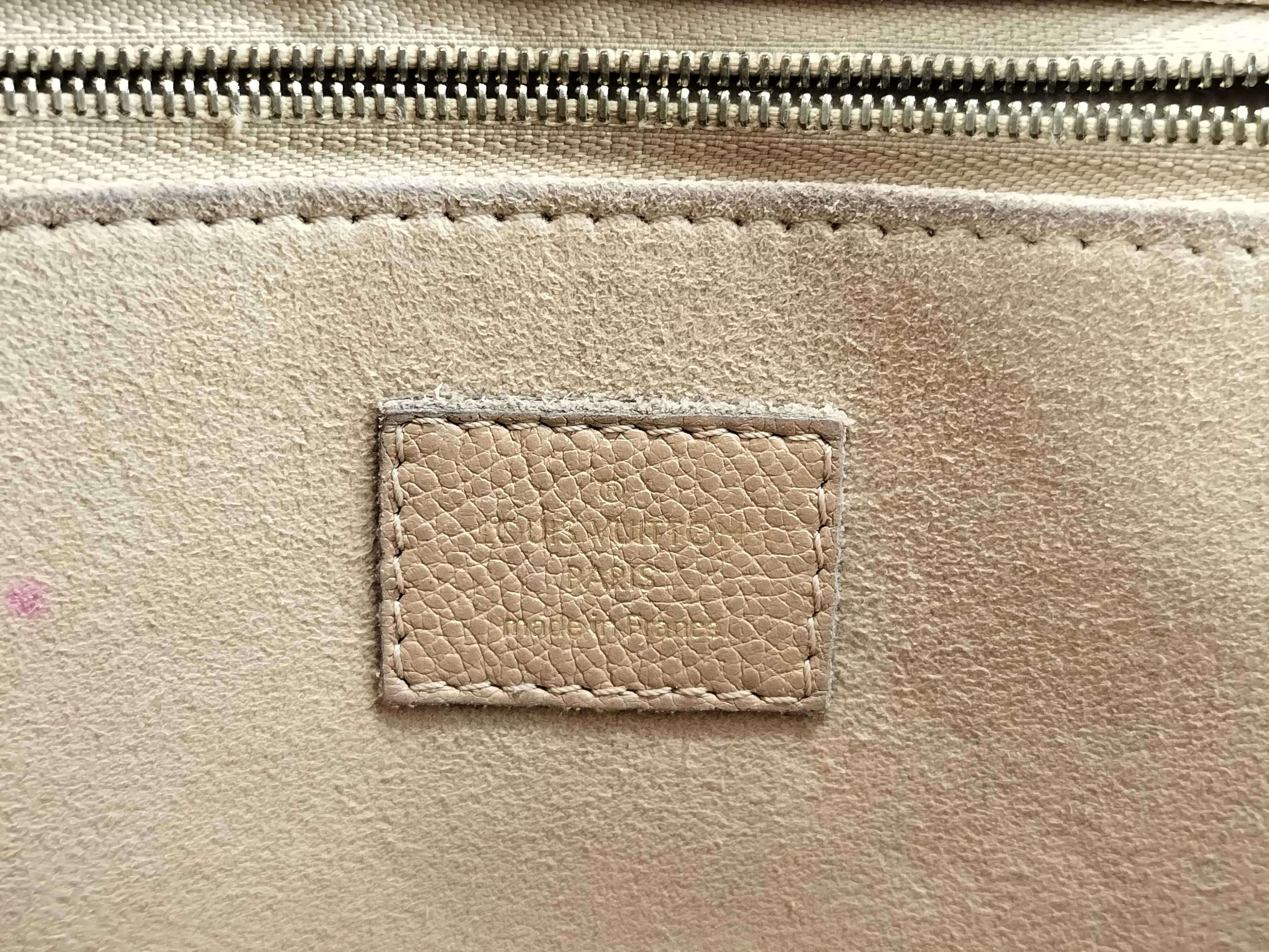 PH- Monogram Empreinte Saint Germain Shoulder Bag Beige Leather M Shoulder Bag — view 12