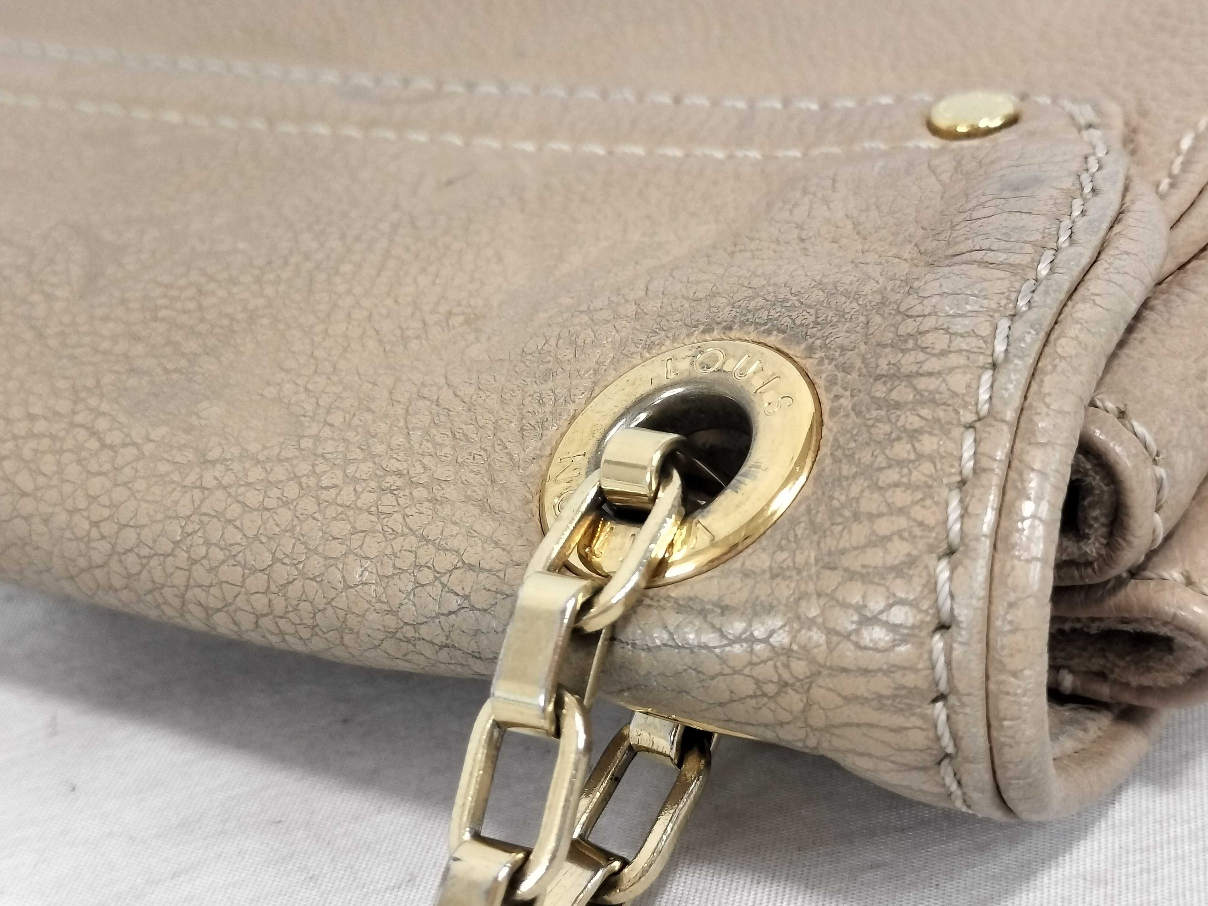 PH- Monogram Empreinte Saint Germain Shoulder Bag Beige Leather M Shoulder Bag — view 5