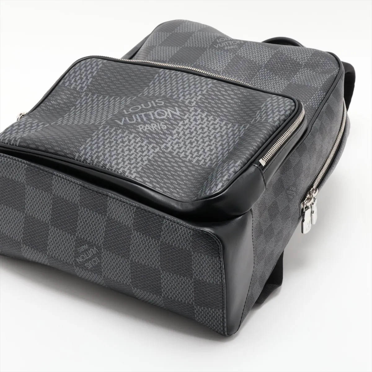 Damier Graphite Giant Canvas Backpack N50009 Black (RFID detected) — view 3