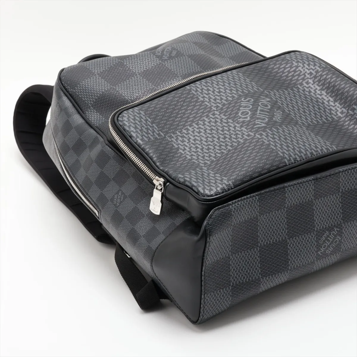 Damier Graphite Giant Canvas Backpack N50009 Black (RFID detected) — view 4