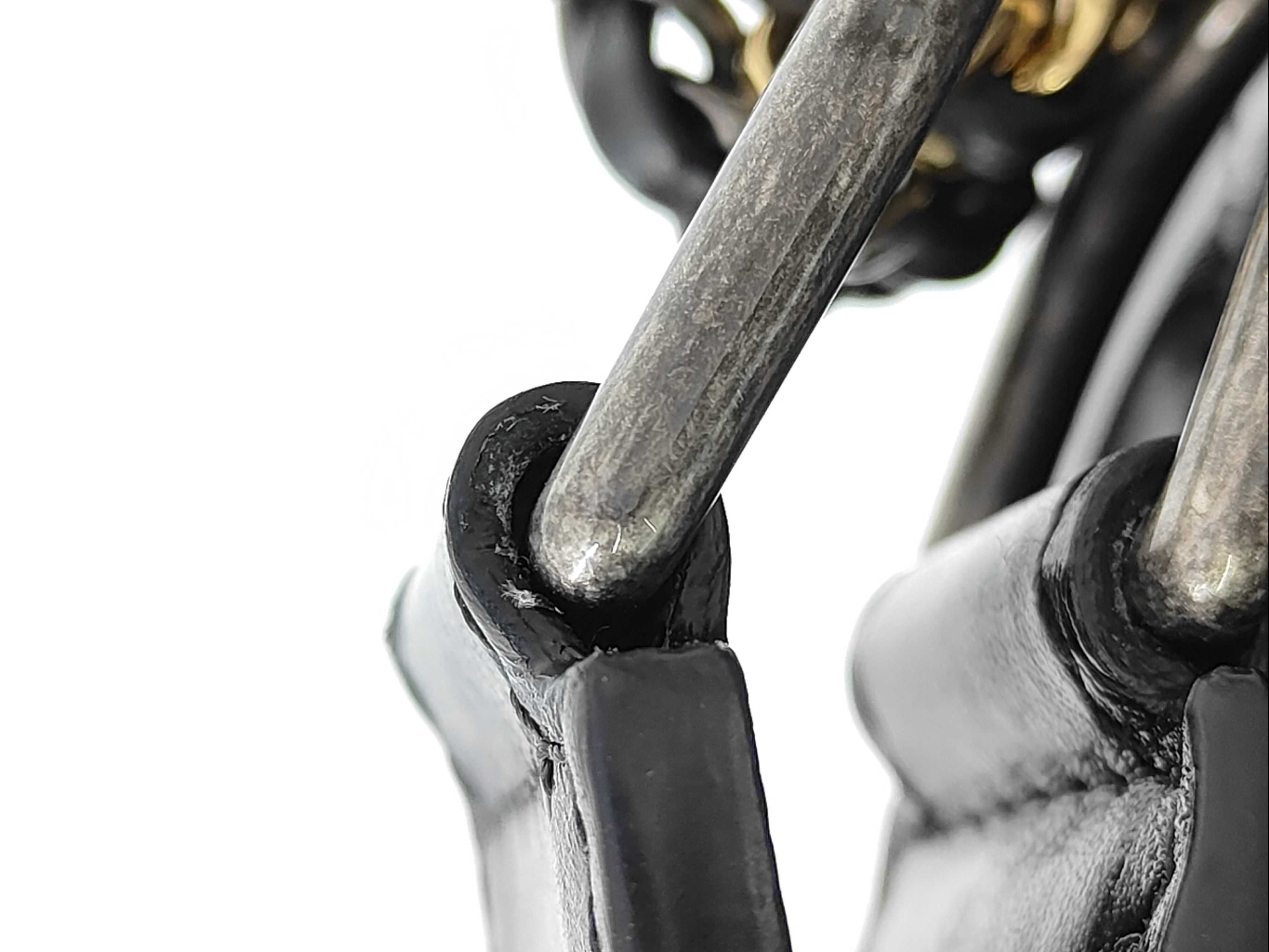 Gabrielle de Chanel Combination Hardware Calf Leather Shoulder Bag (Off-brand) — view 6