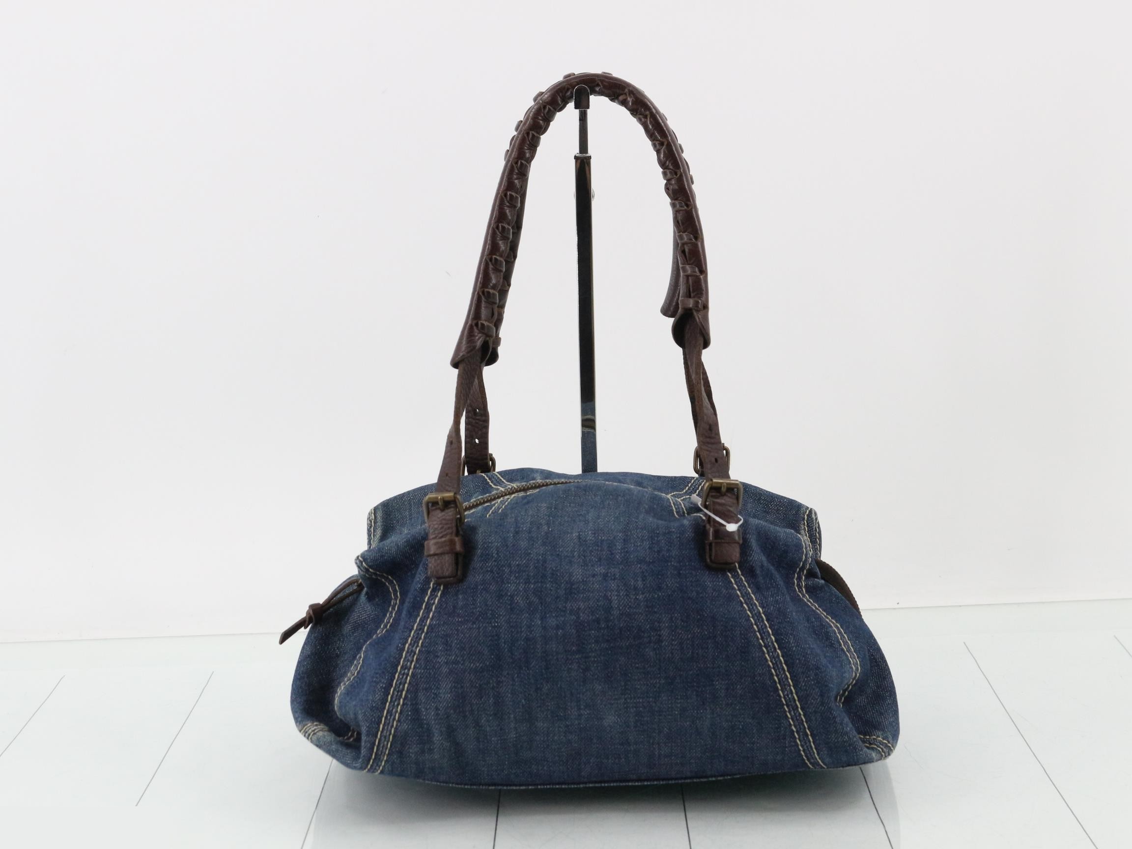 denim handbag