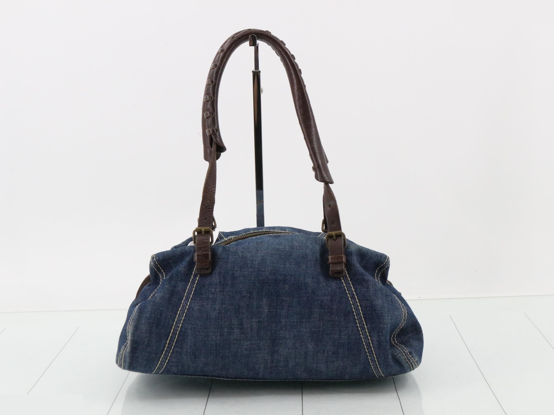 denim handbag — view 2