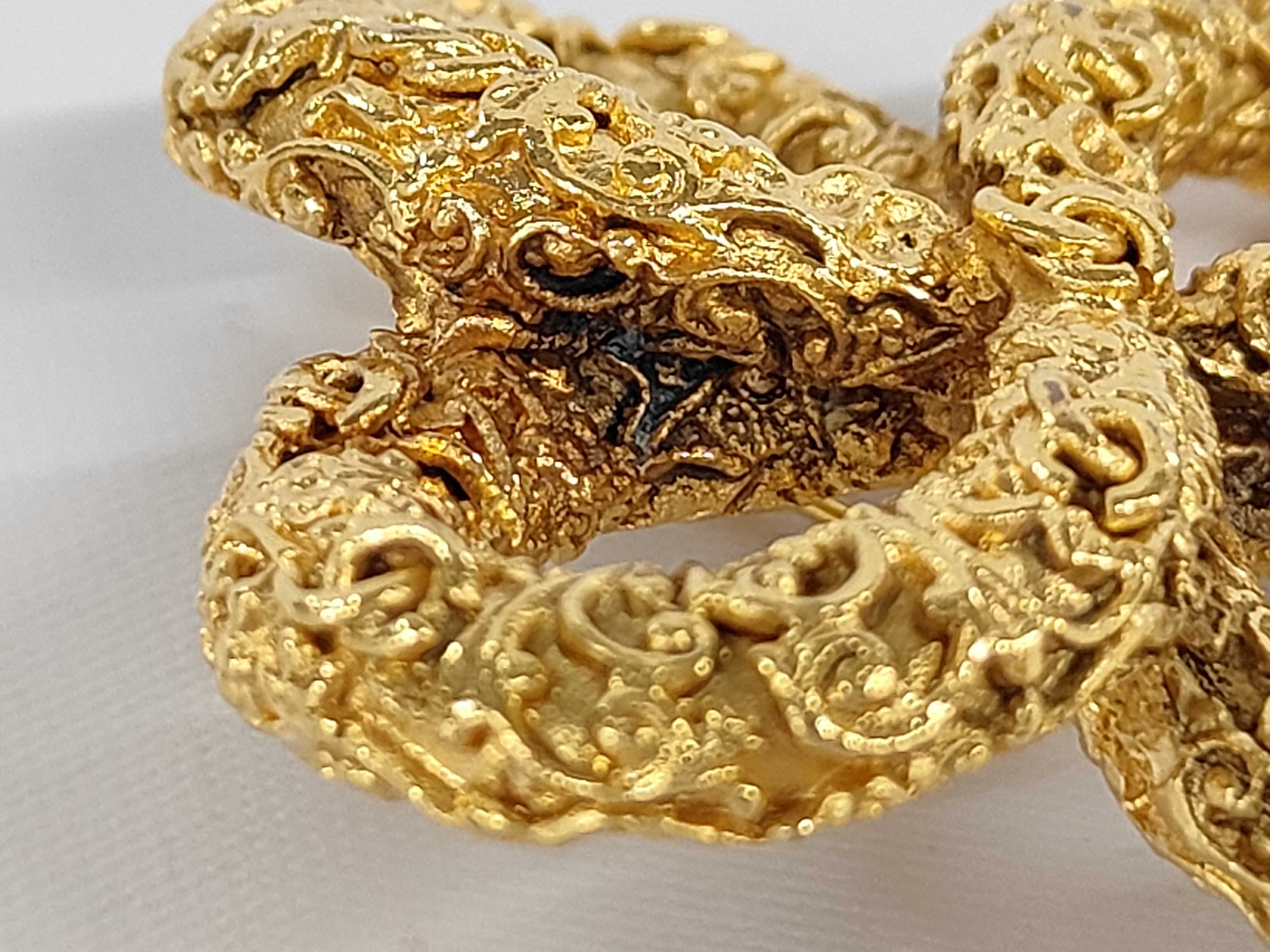 Coco Mark Gold Brooch — view 6