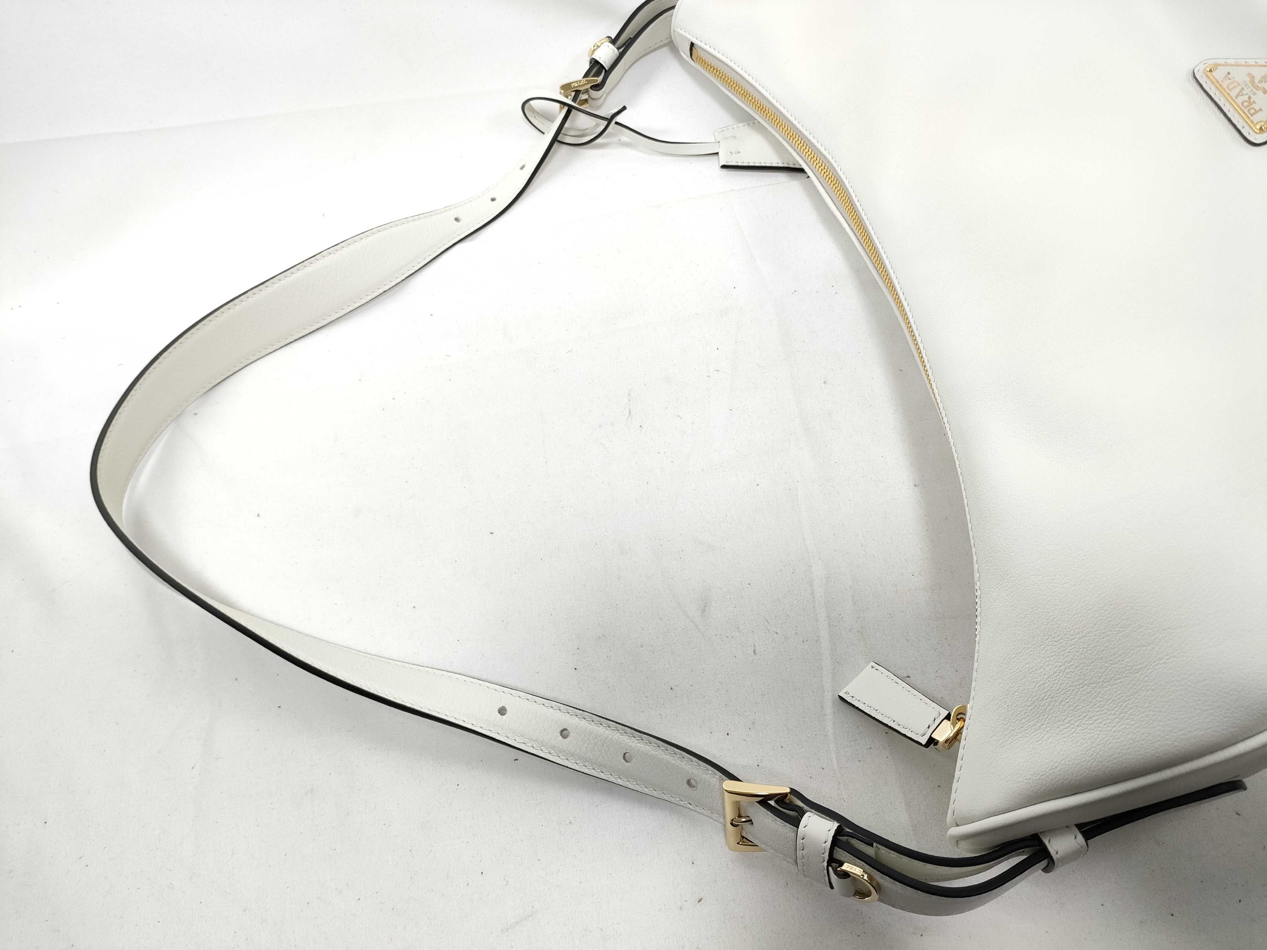 Soft Grain Leather Shoulder Bag 1BC255 — view 5