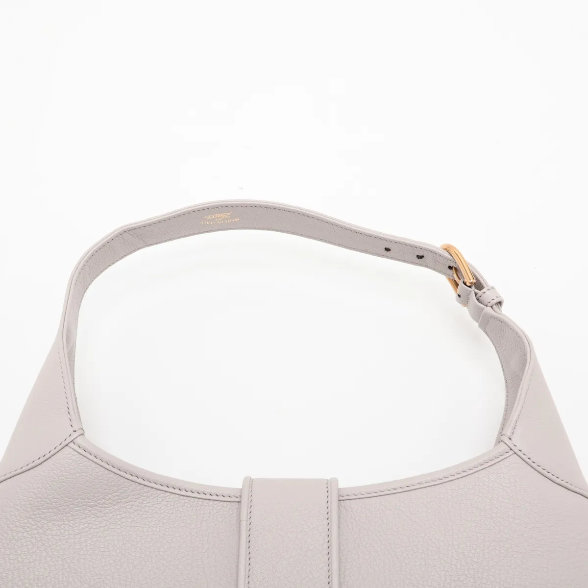 Aphrodite Medium Leather Shoulder Bag, White, 726274 — view 6