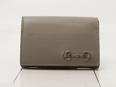 Horsebit Card Case