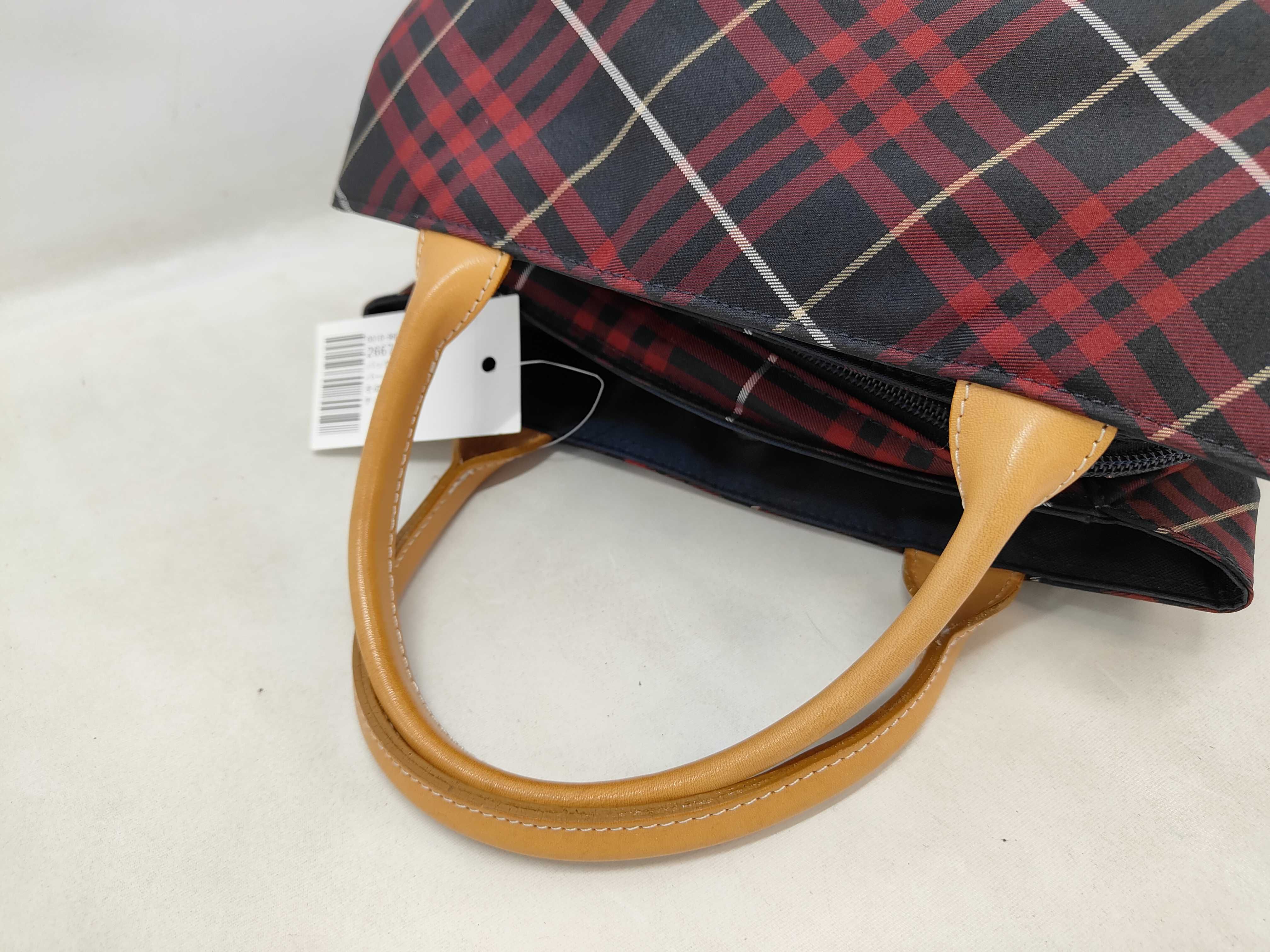 check hand handbag — view 5