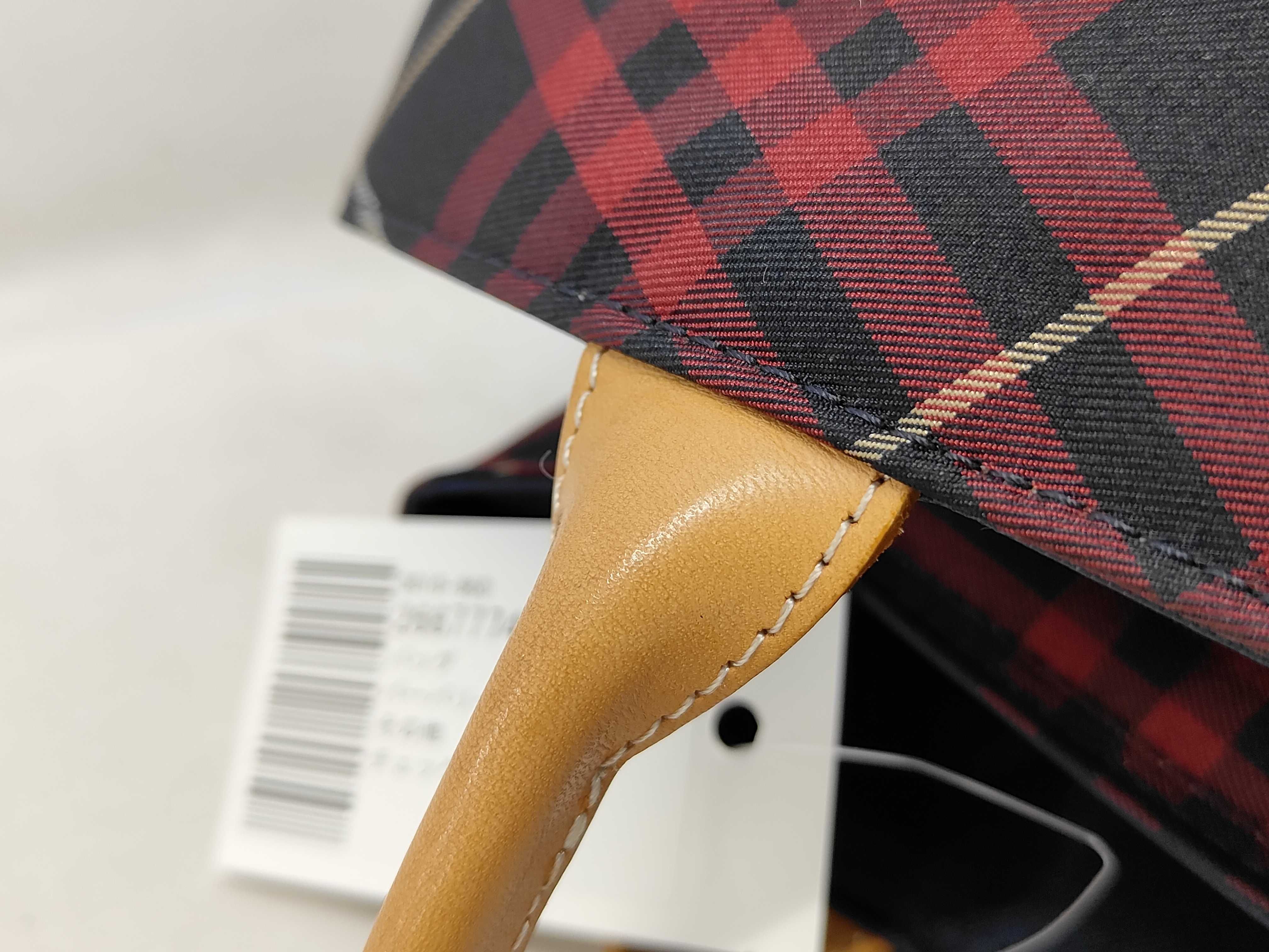 check hand handbag — view 6