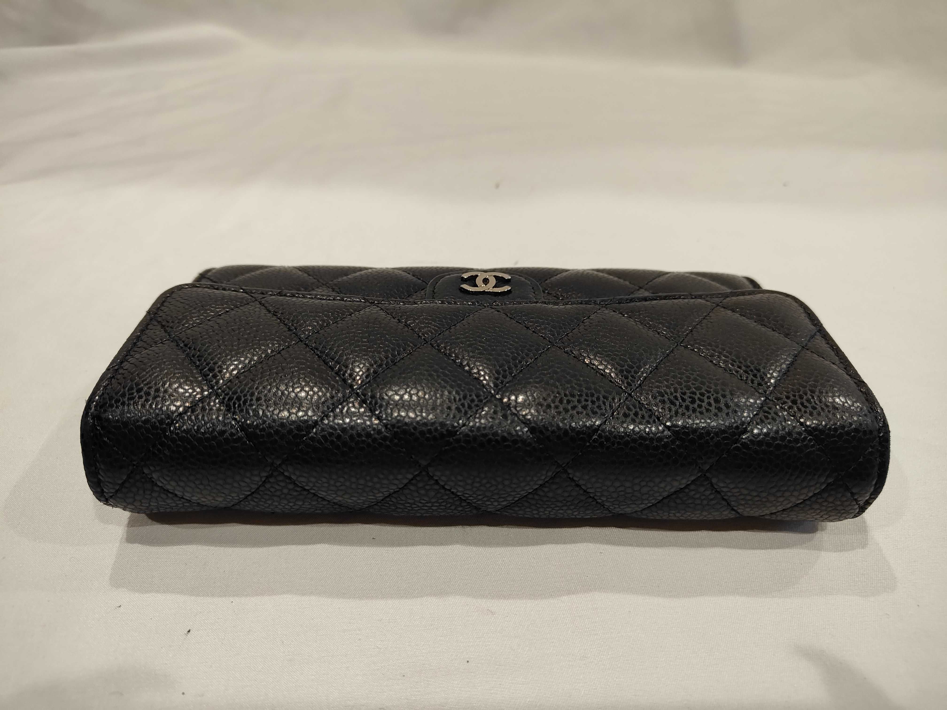 Caviar Skin Long Wallet, Serial Number 22 Series, Billfold — view 5