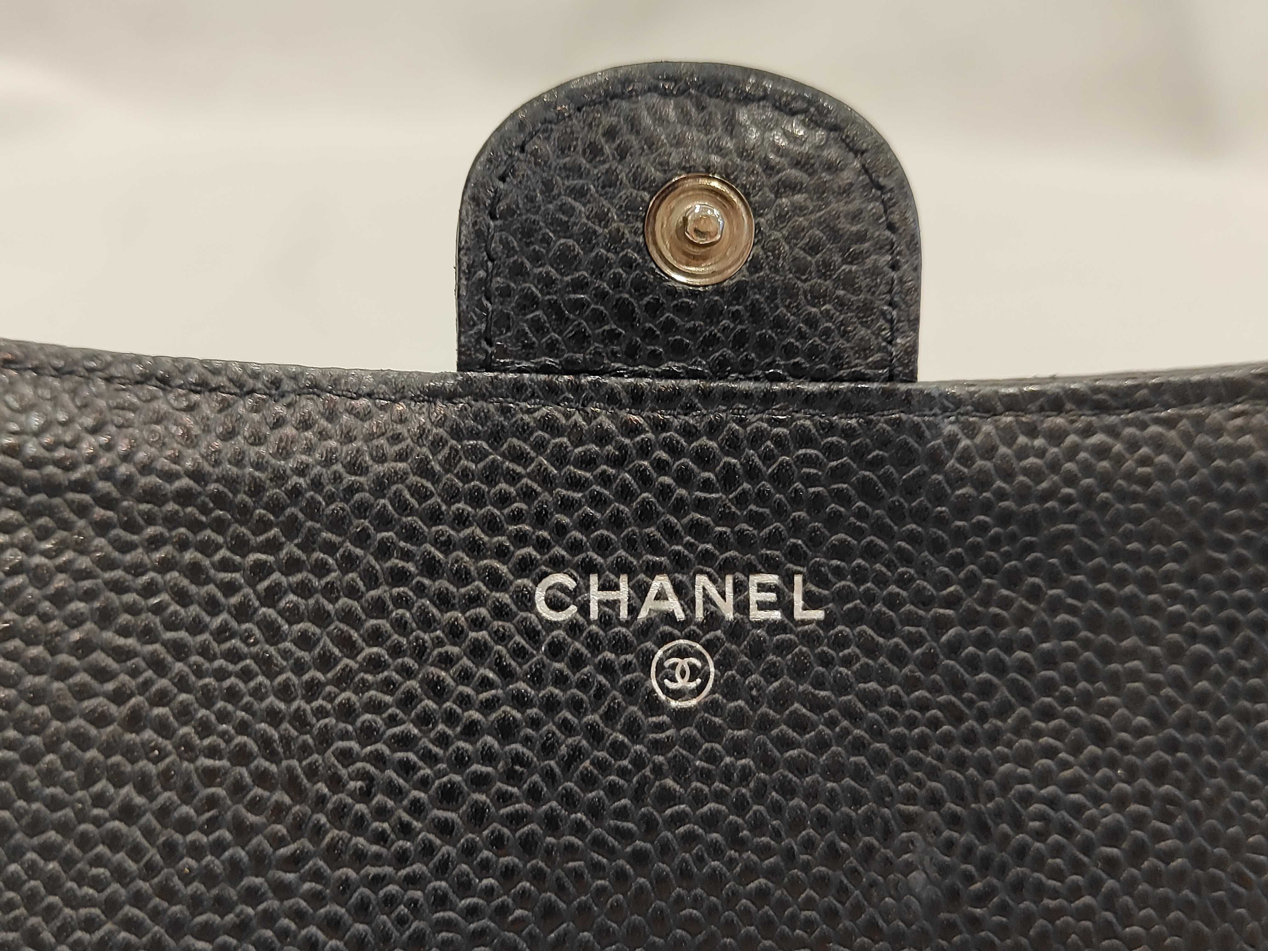 Caviar Skin Long Wallet, Serial Number 22 Series, Billfold — view 7