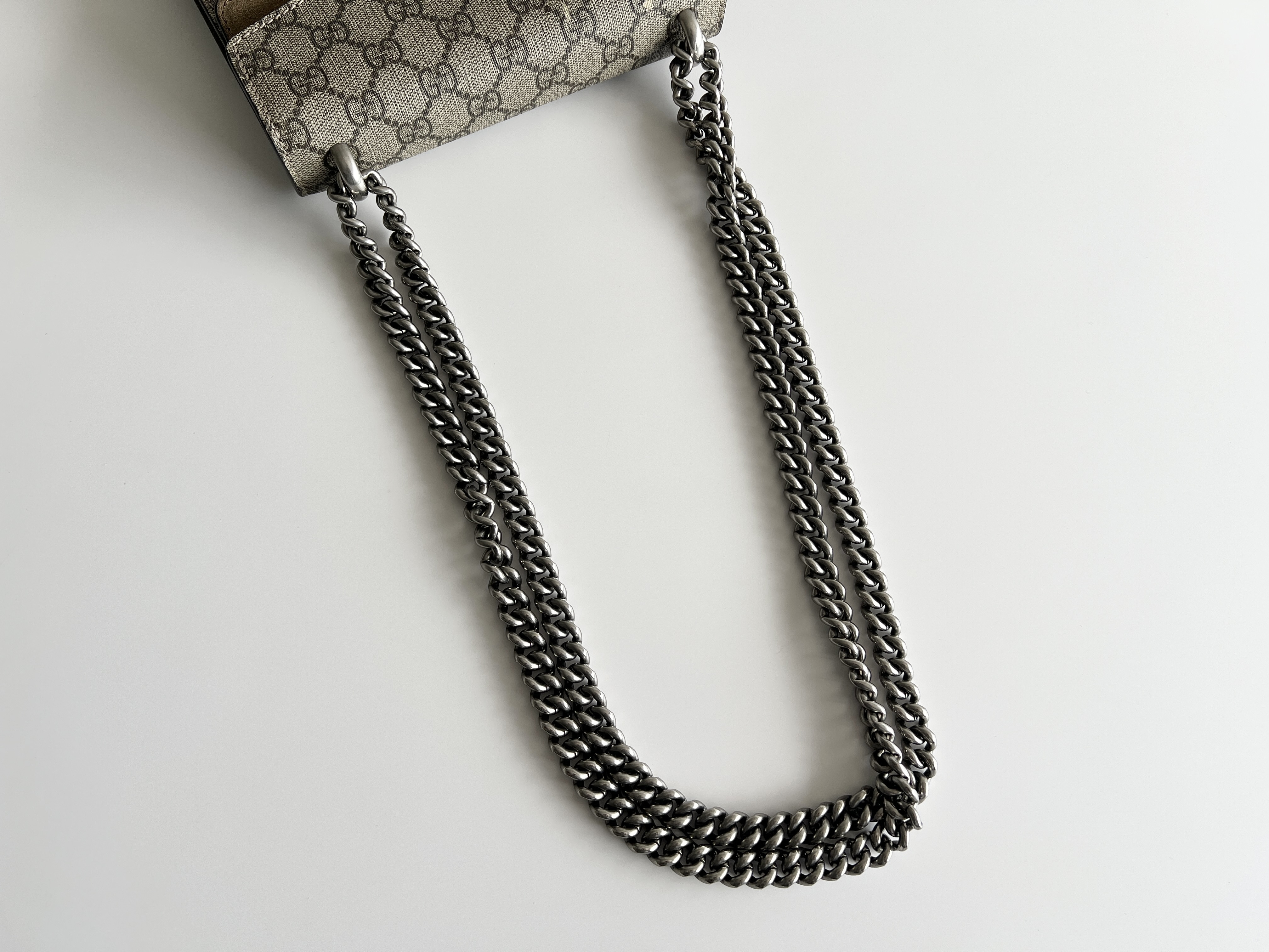 Duonysus GG Supreme Leather Chain Shoulder Bag — view 3