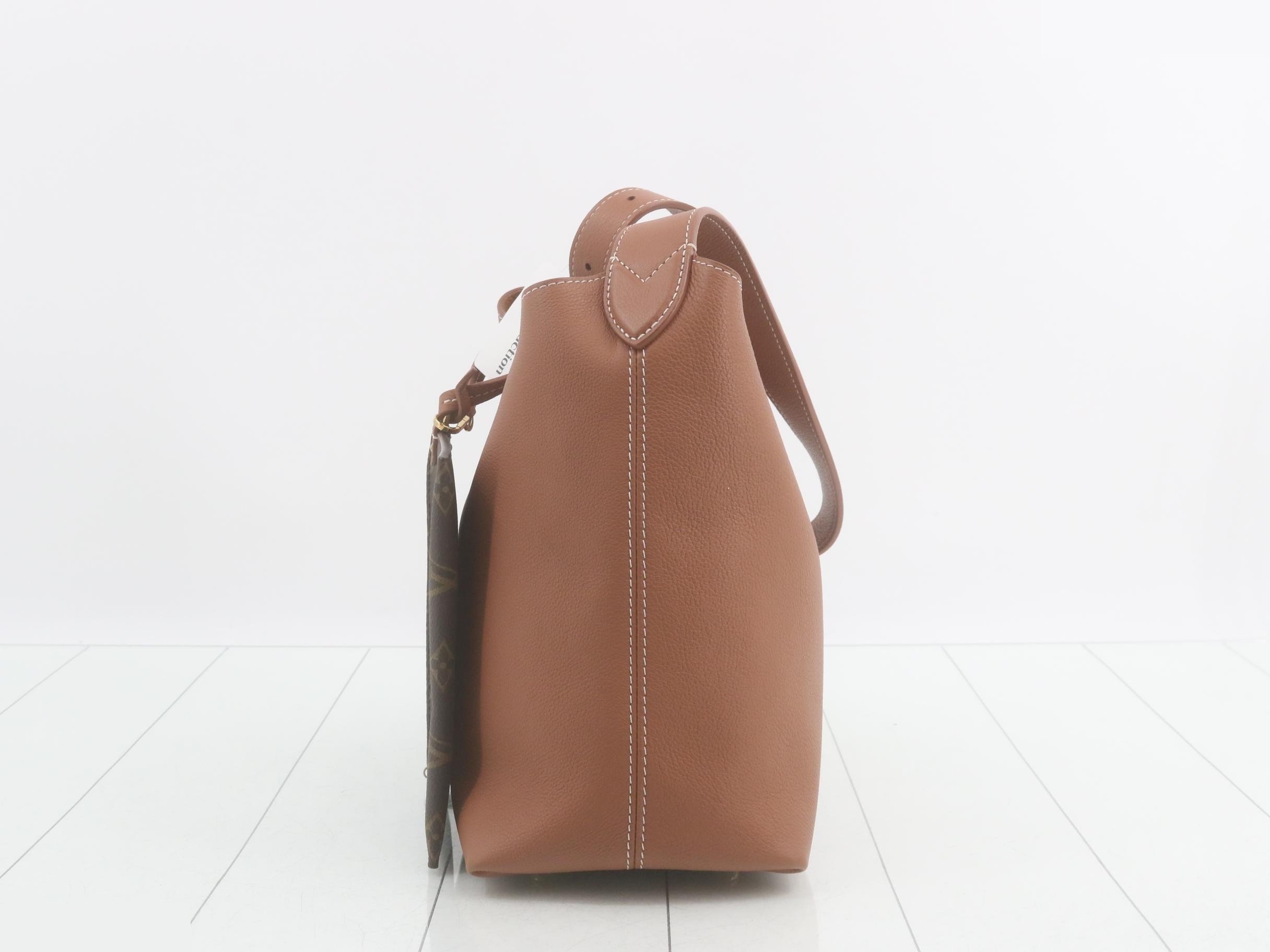 LV Low Key Hobo PM Leather M25354 Brown — view 3