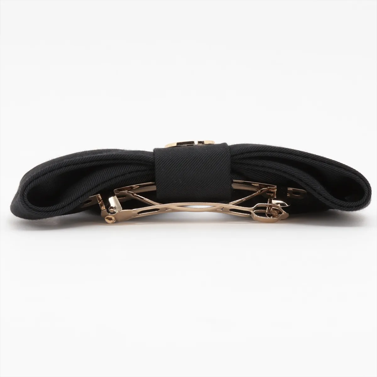 barrette, GP x fabric, black, some wear, — view 2