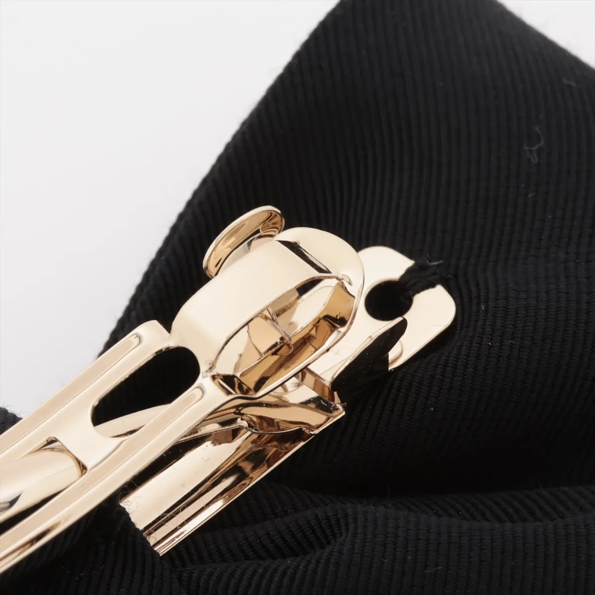 barrette, GP x fabric, black, some wear, — view 4