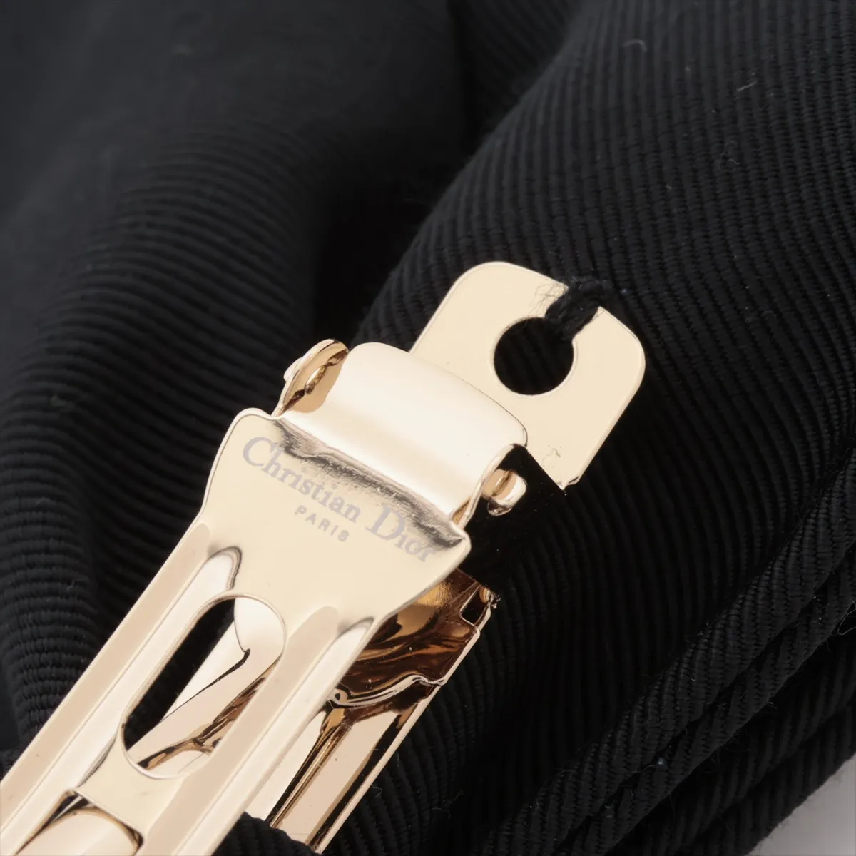 barrette, GP x fabric, black, some wear, — view 5