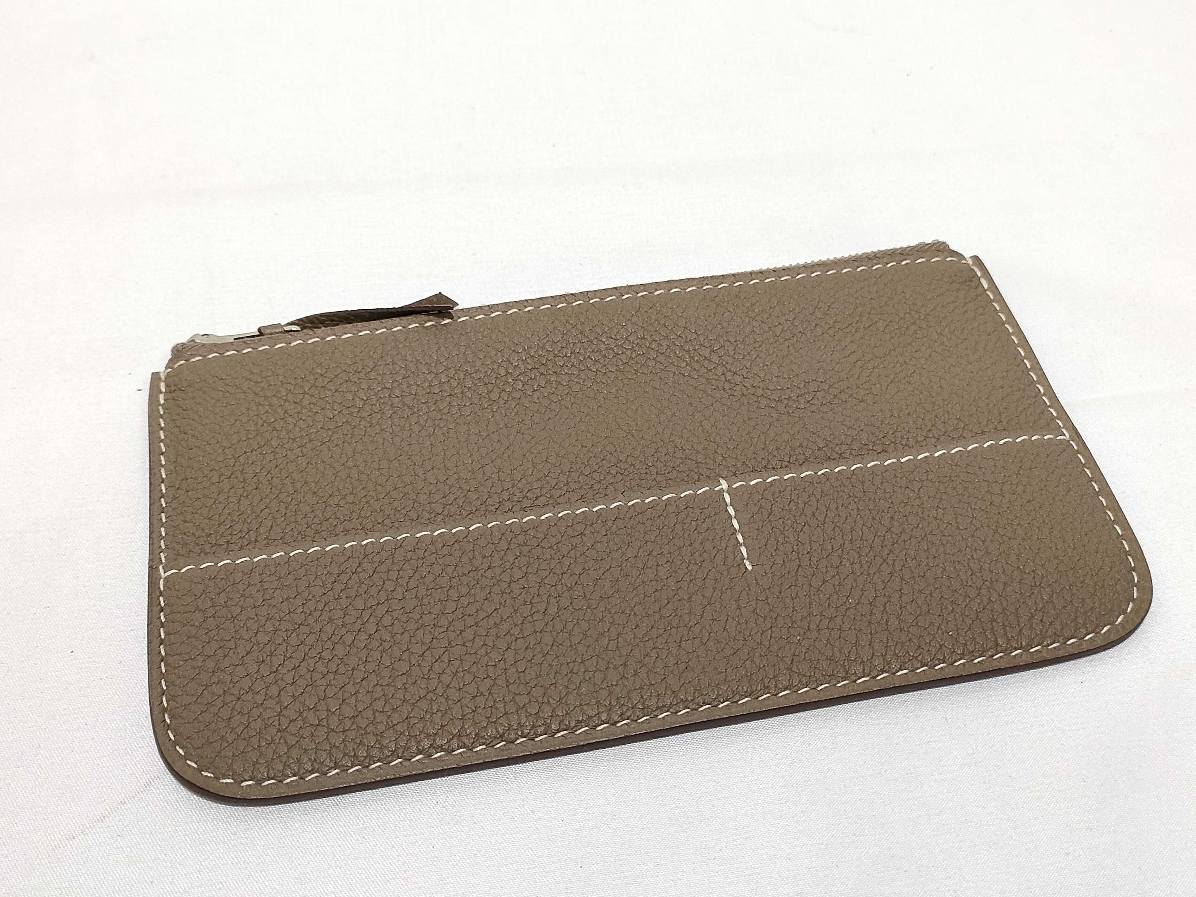 Dogon GM Etoupe Silver Hardware Y Stamp Wallet — view 11