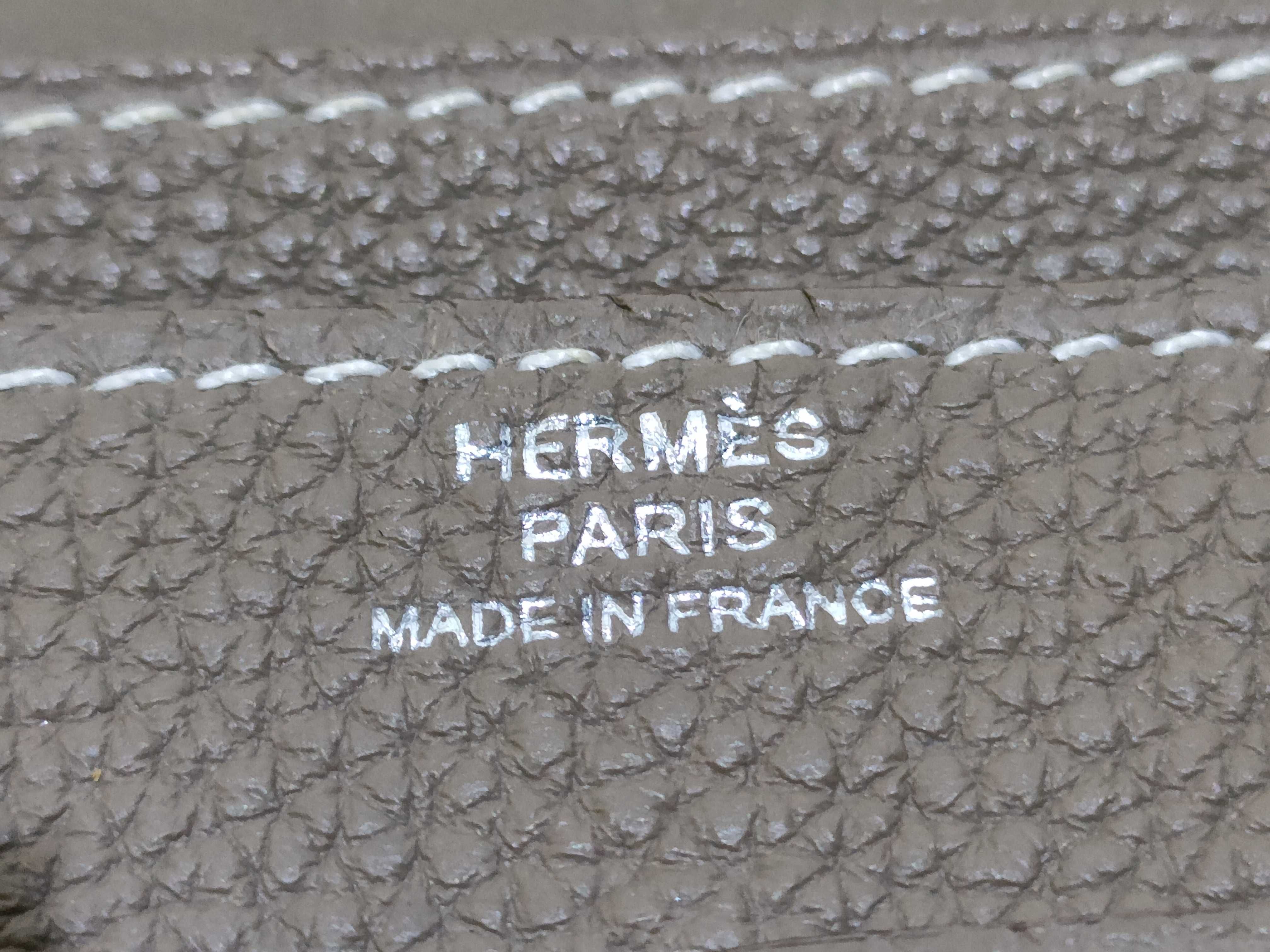Dogon GM Etoupe Silver Hardware Y Stamp Wallet — view 14