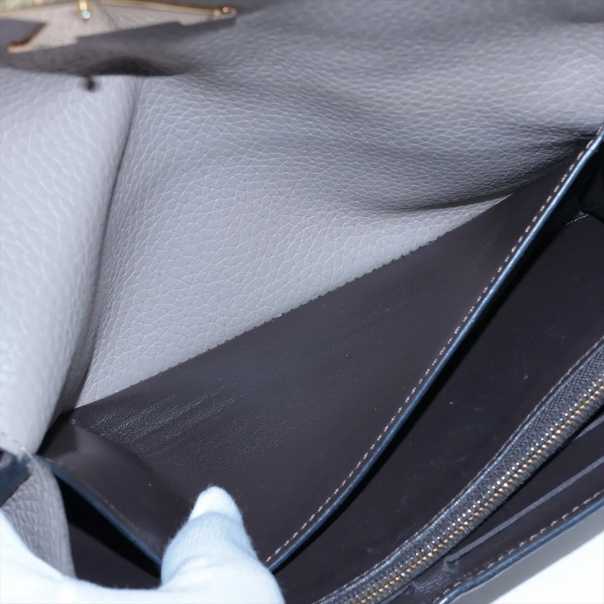 Taurillon Portefeuille Capucine M61249 MI2139 Galle Long Wallet — view 4