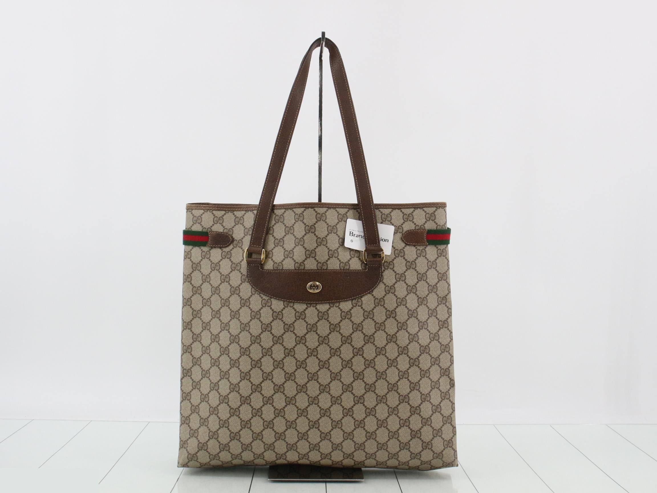 Vintage GG Plus Sherry Line Tote Bag