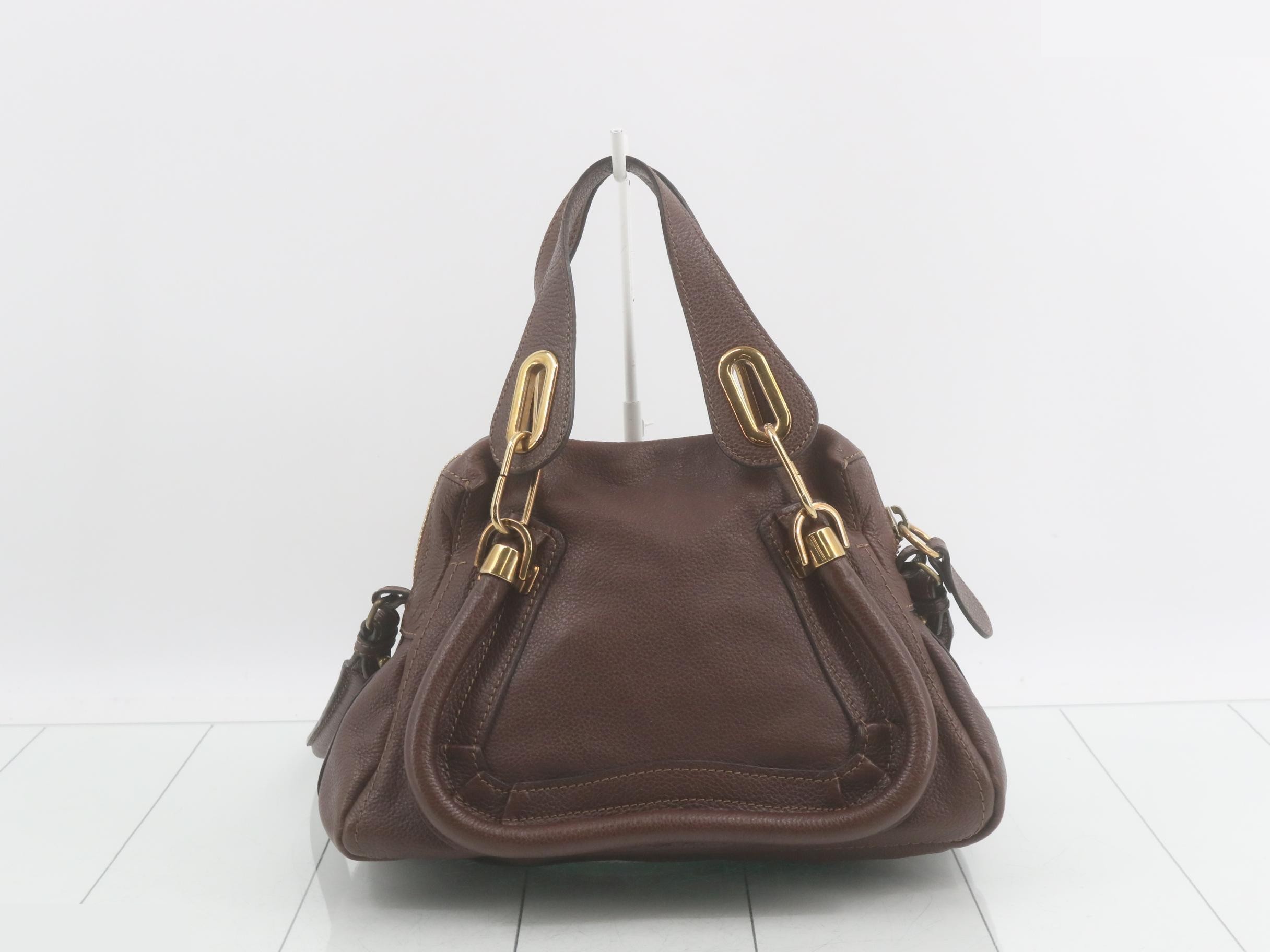 Paraty Leather 2-Way Shoulder/Handbag, Brown — view 2