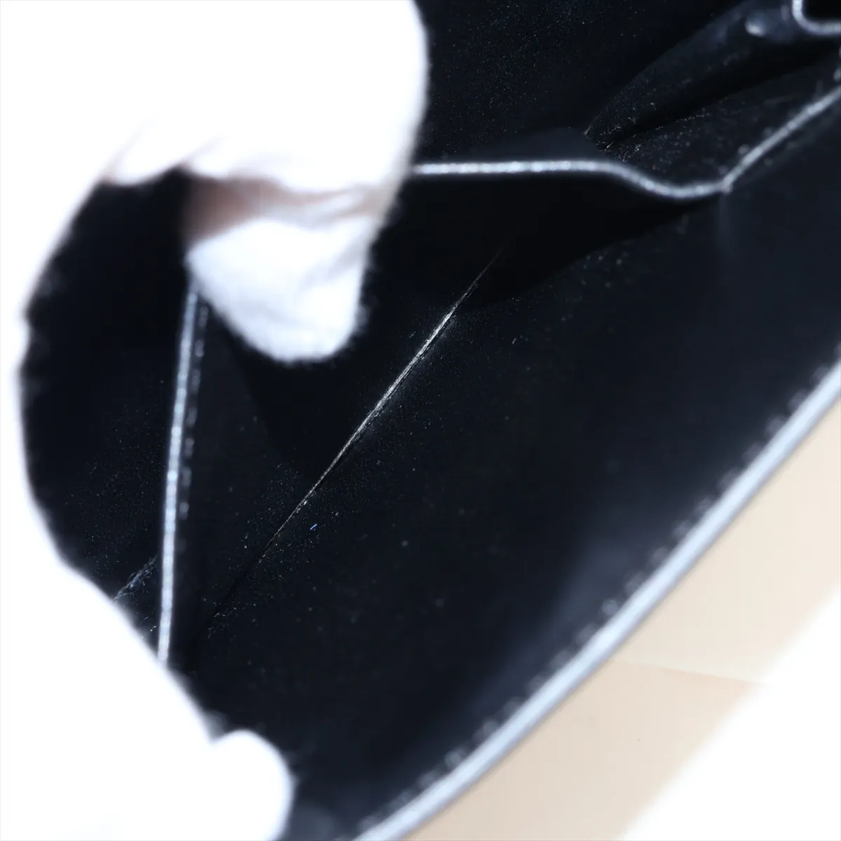 Classic Box Leather x Calf Hair Shoulder Bag Brown x Black — view 10
