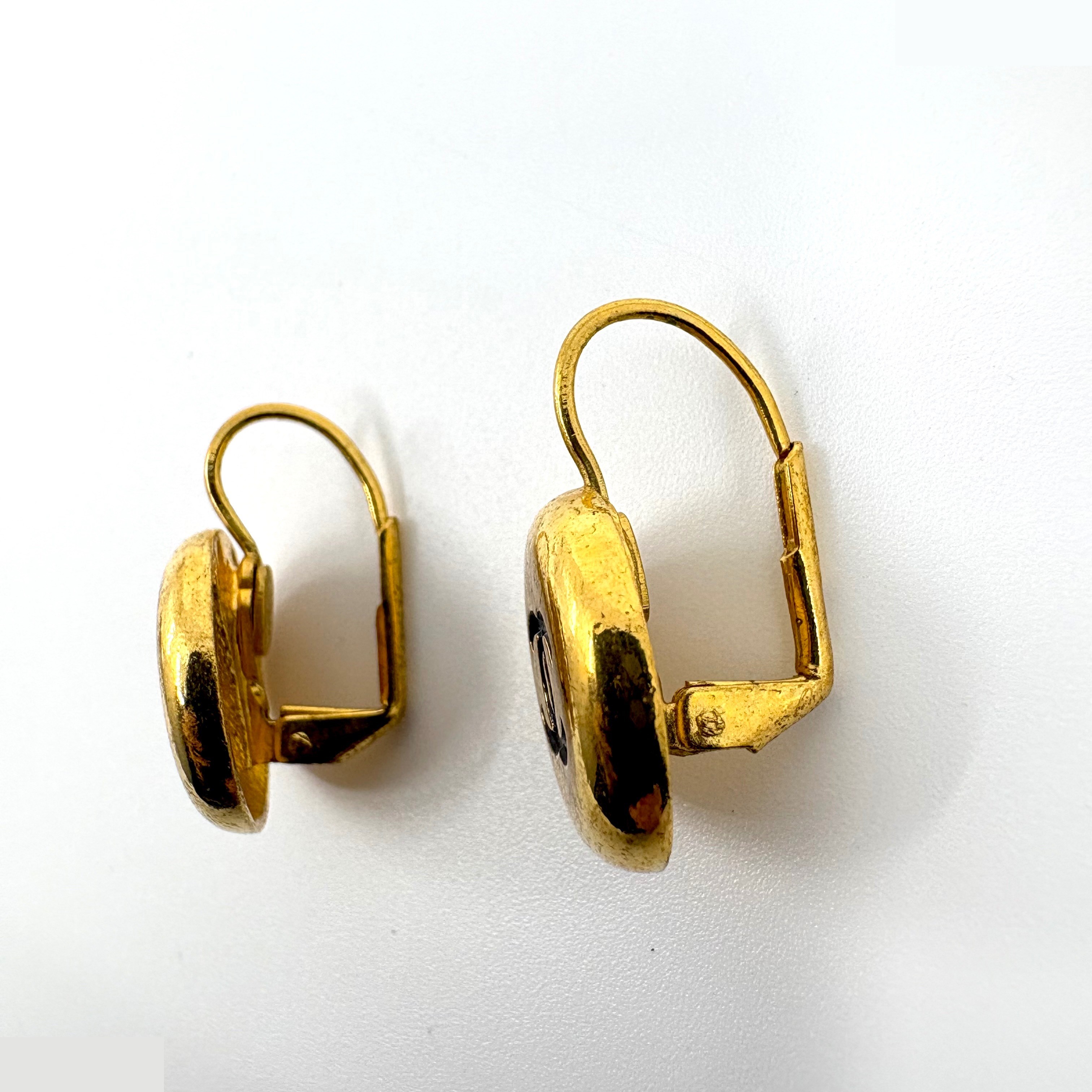 Coco Mark Icon Series (Precious Metal) Earrings — view 3