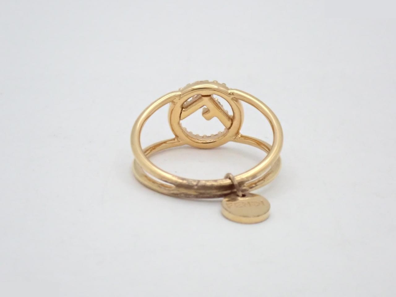 F's Rhinestone Ring #11 — view 2